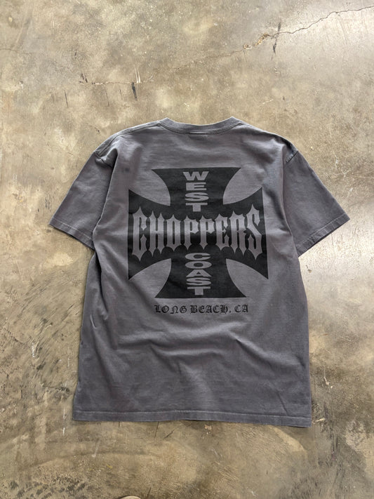 Vintage WCC iron cross grey shirt size large