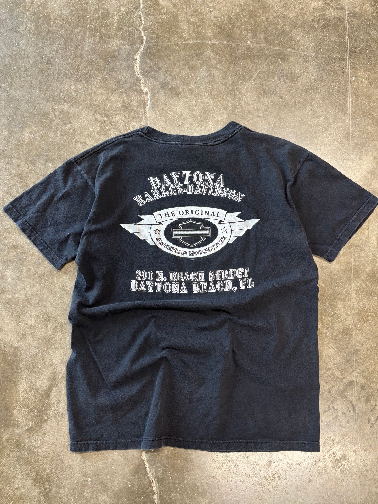 Vintage Harley Davidson purple Eagle Lightning shirt