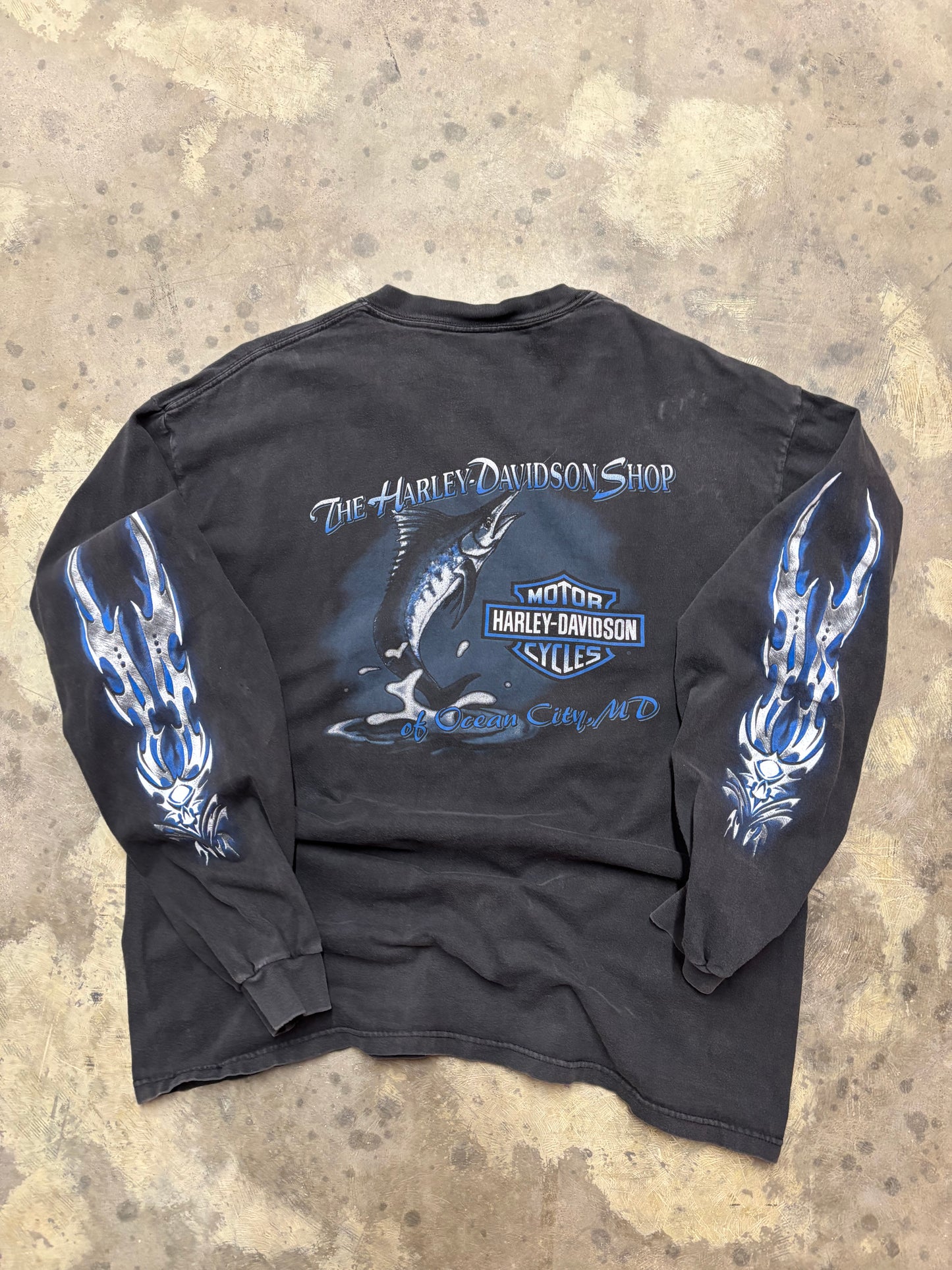 Vintage Harley Davidson Tony John’s long sleeve size extra large