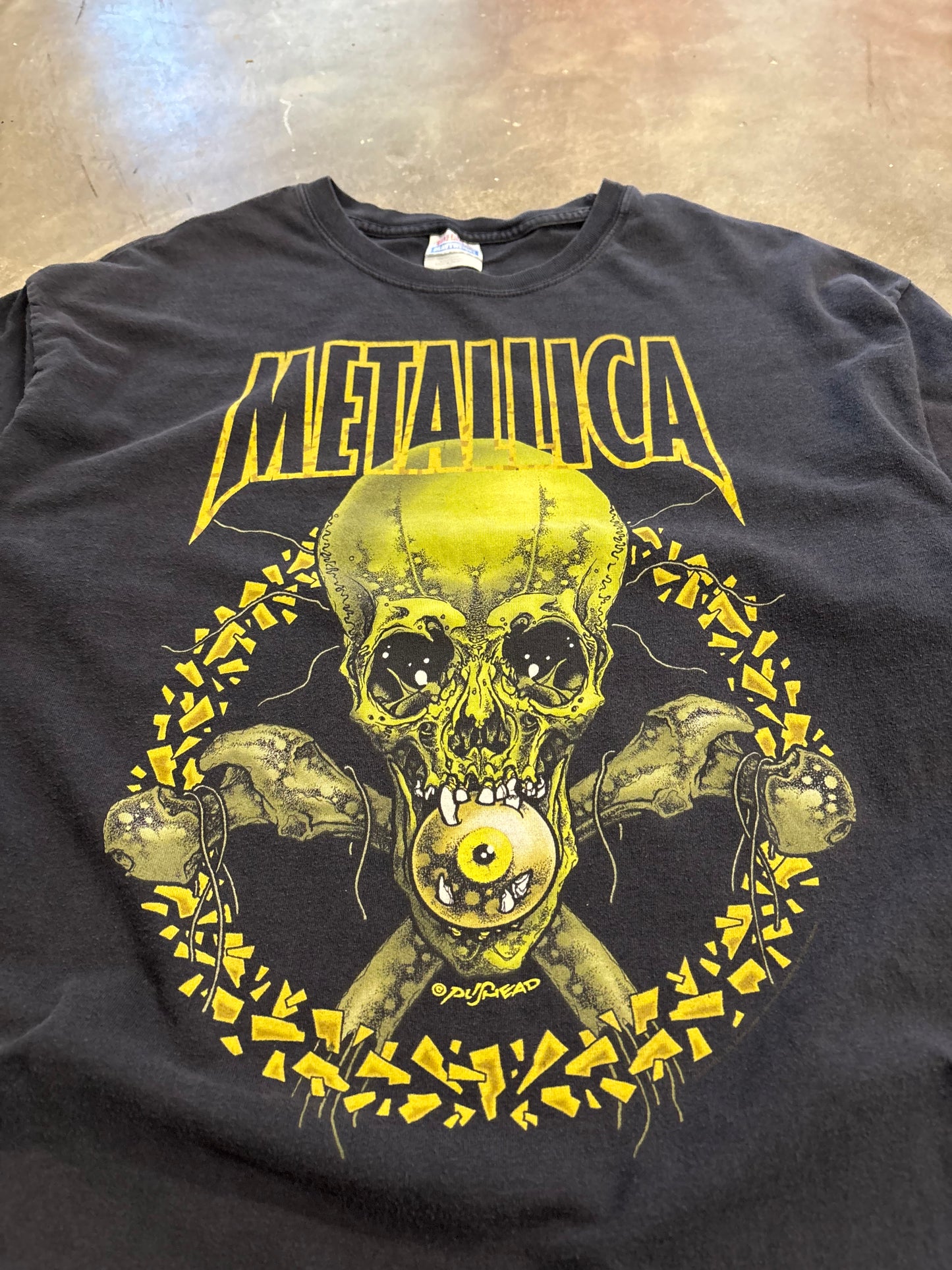 Vintage Metallica Pushead Four Leaf Clover size XL