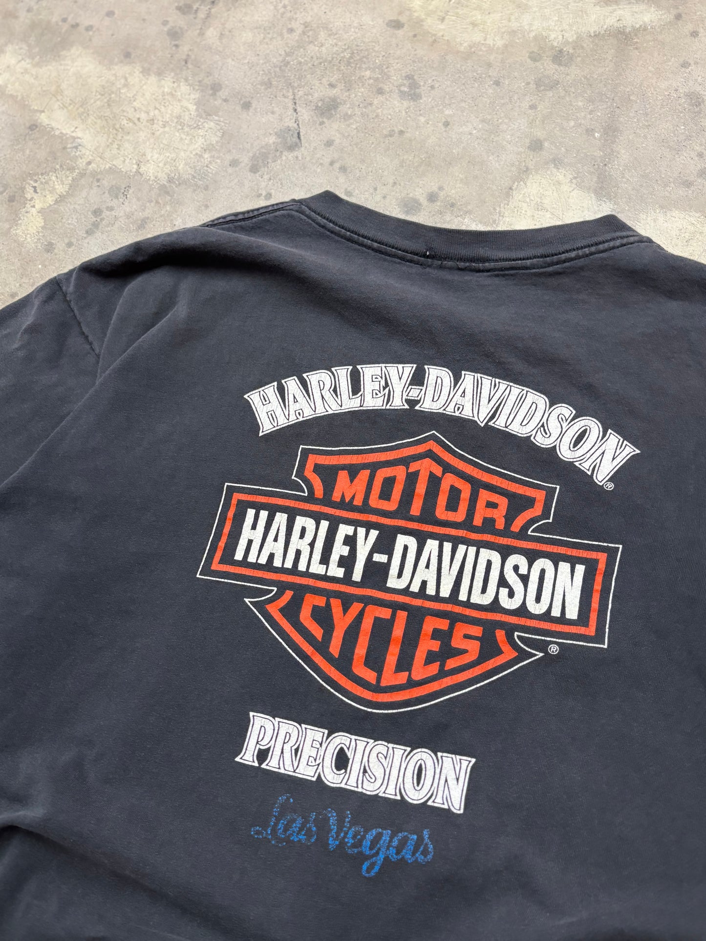 Vintage Harley Davidson against the wind shirt size XL