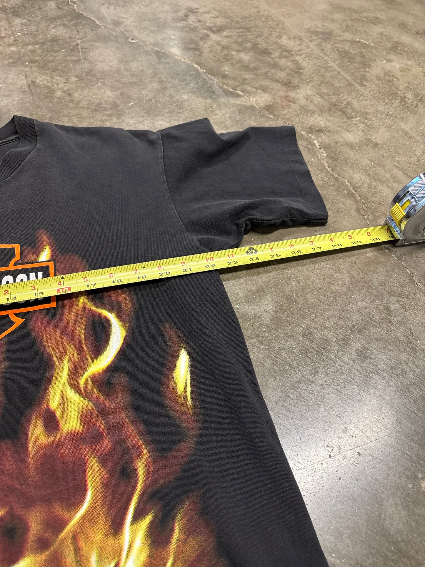 Vintage Harley Davidson Rising flames shirt size large