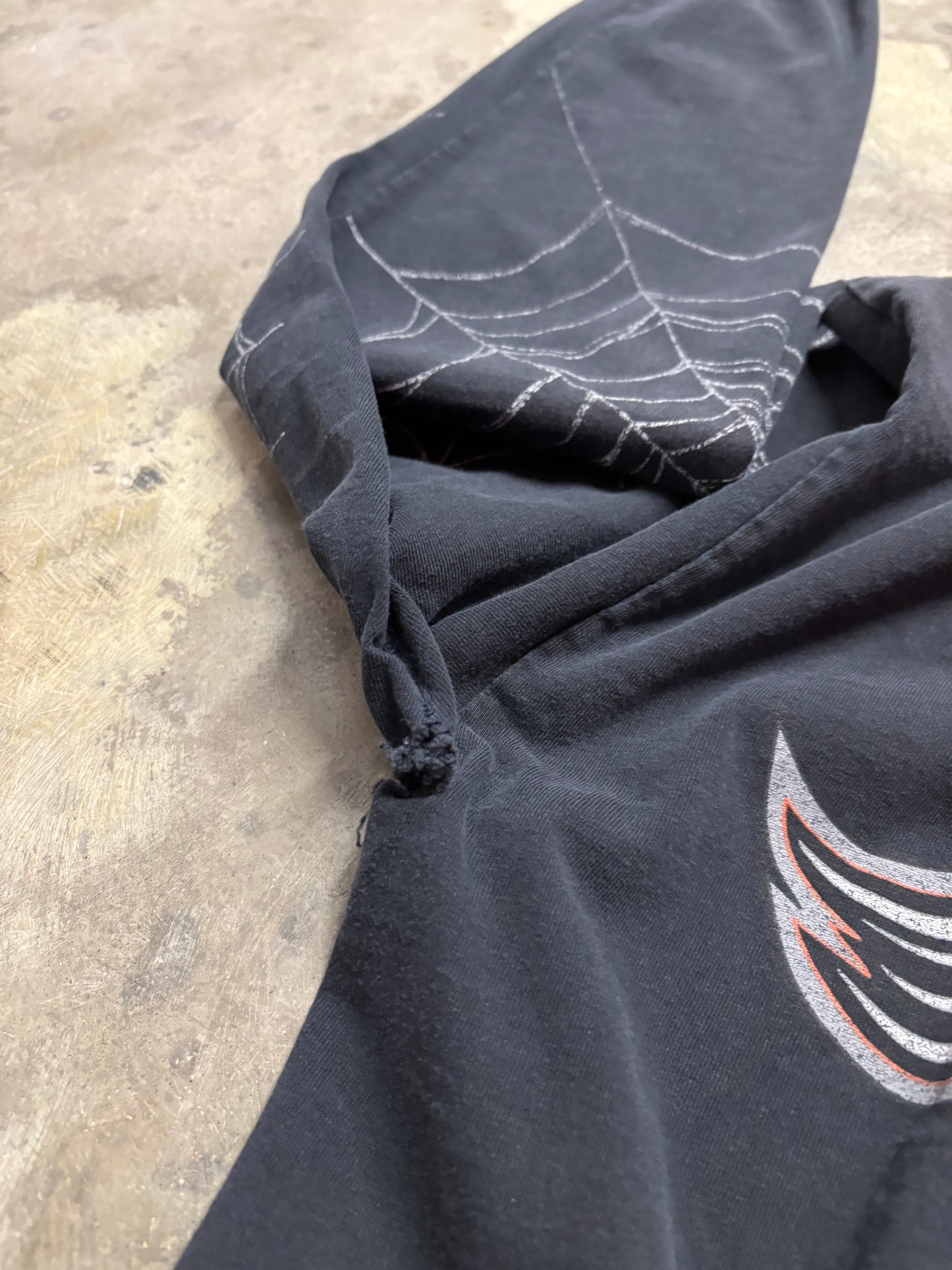 Vintage Harley Davidson Spider Web long sleeve shirt size large