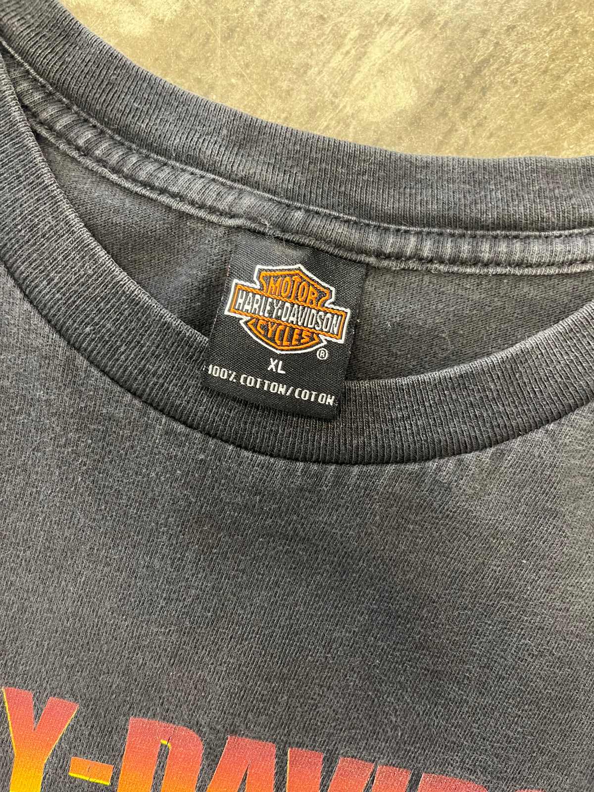 Vintage Harley Davidson Snake Flame shirt size extra large