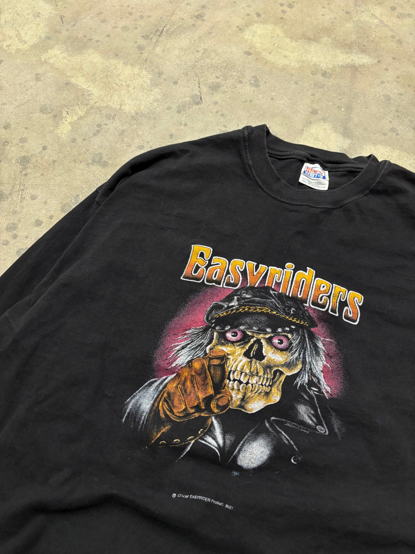 Vintage 90s Easyriders skull shirt size XXL