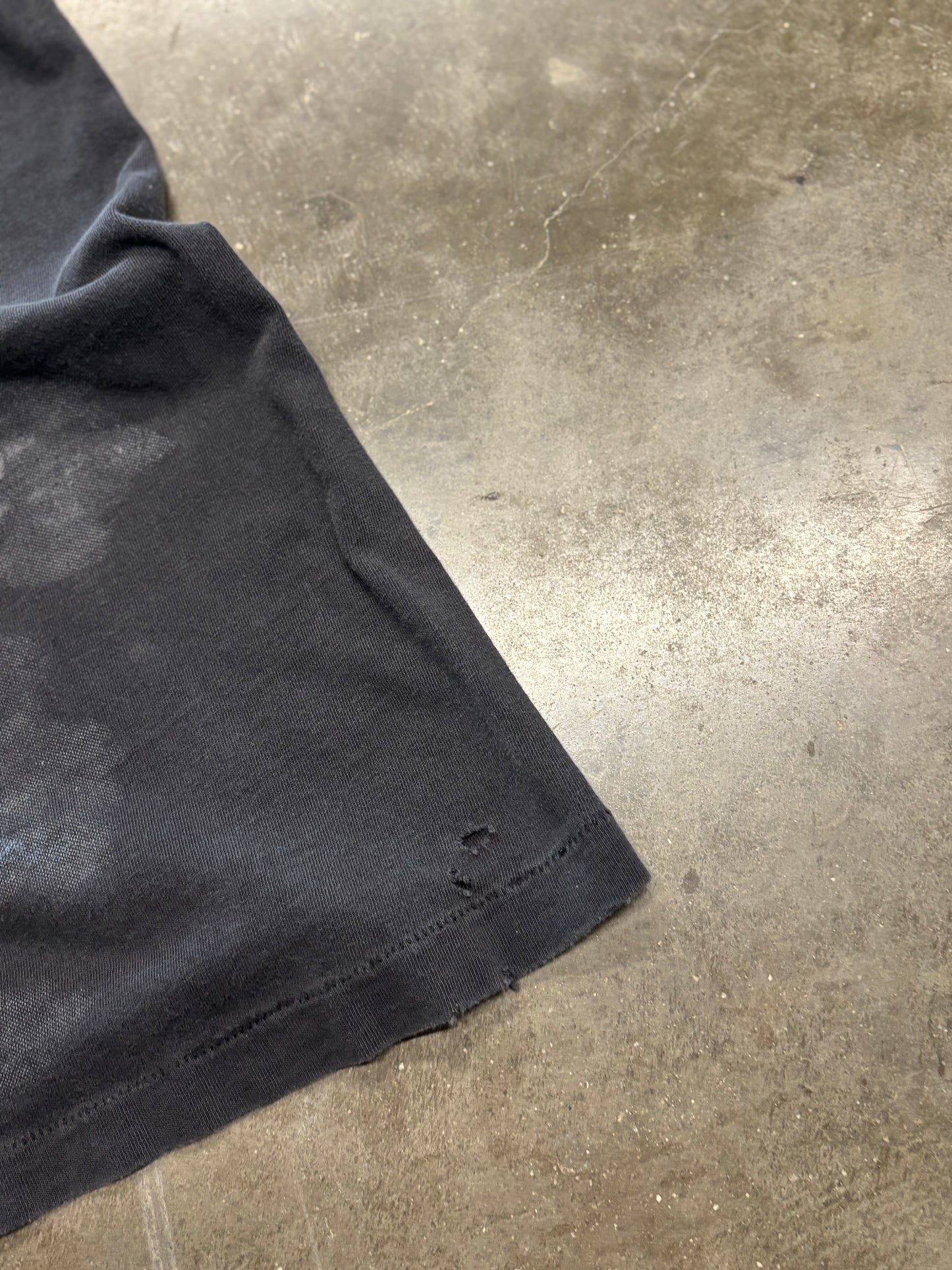 Vintage Thrashed Harley Davidson Purple Lightning engine shirt size xxl