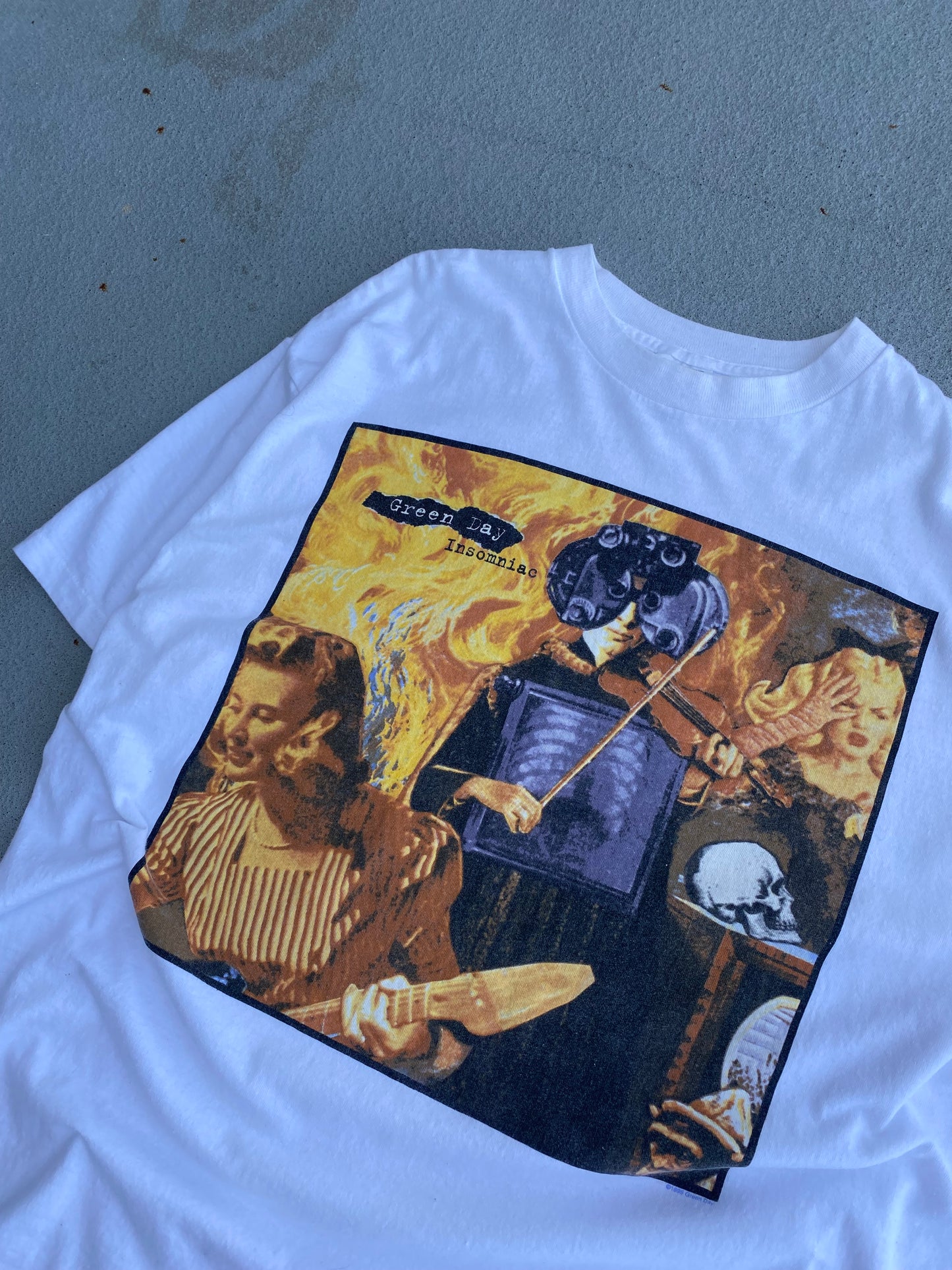 Vintage Green Day Insomniac shirt Size XL