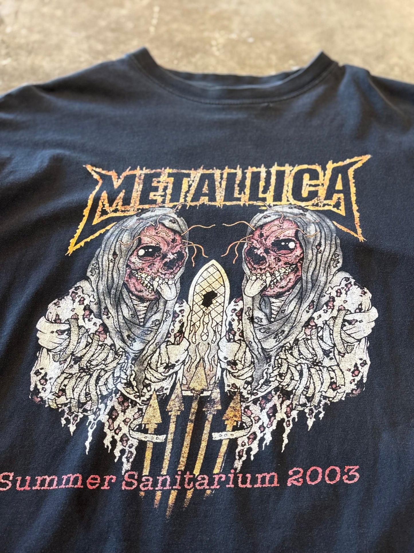 Vintage Metallica Pushead shirt size xl