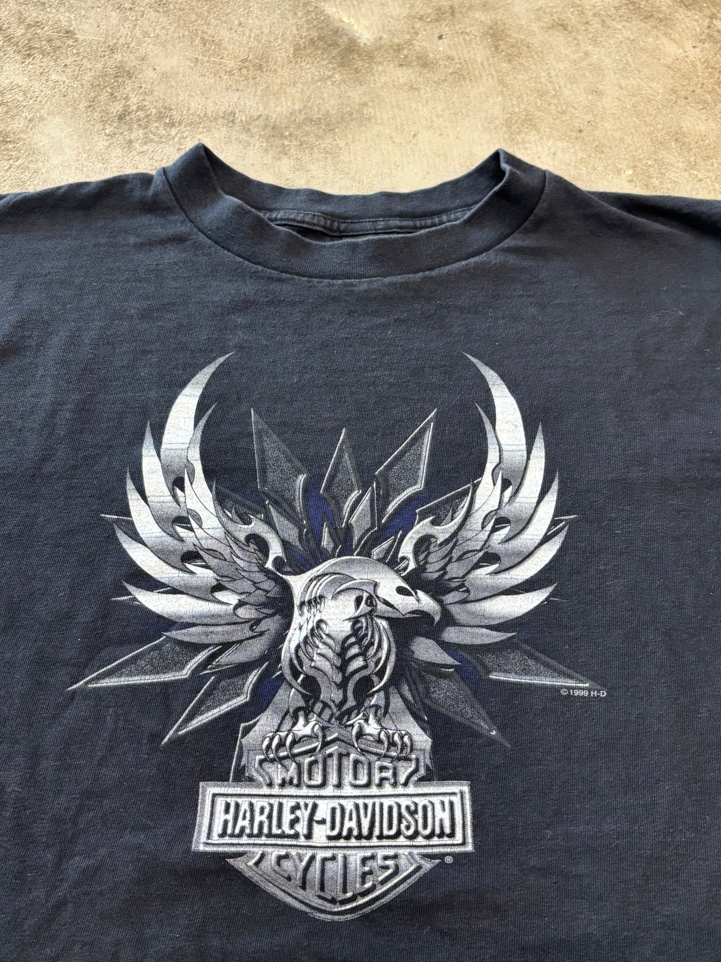 Vintage Harley Davidson Blade Eagle shirt size xl