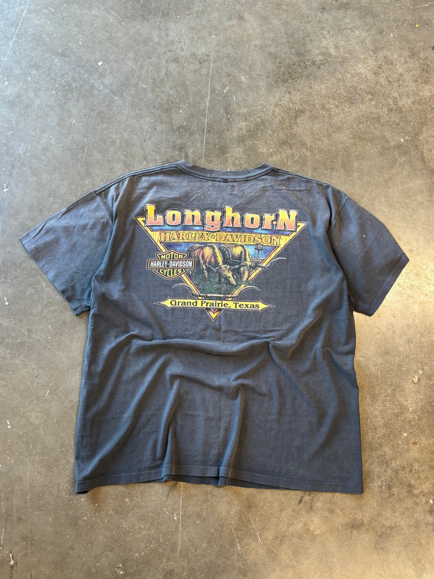 Vintage Harley Davidson JuSt Ride it faded shirt size XL