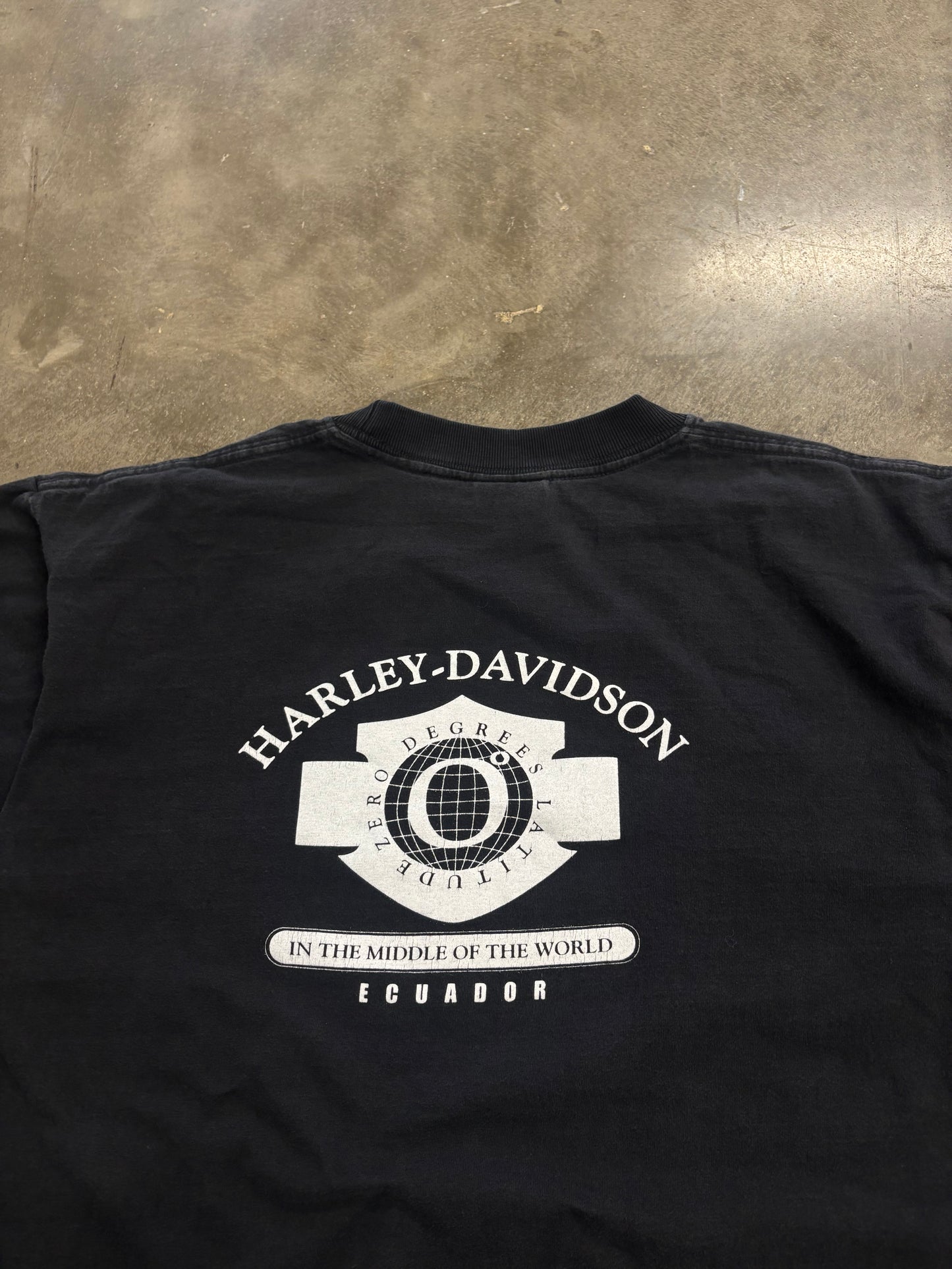 Vintage Harley Davidson Shield Logo size XL