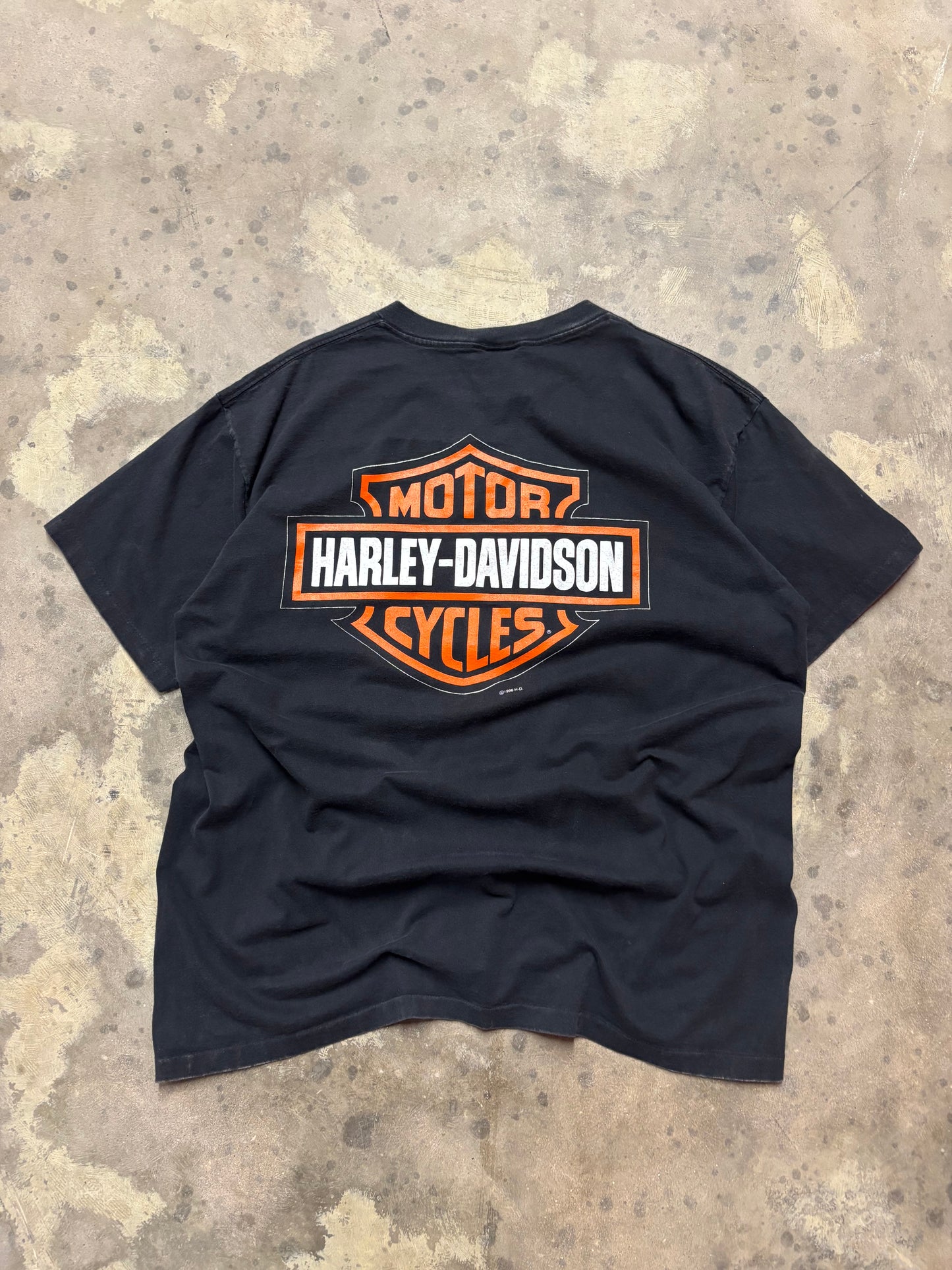 Vintage Harley Davidson big logo shirt size XL