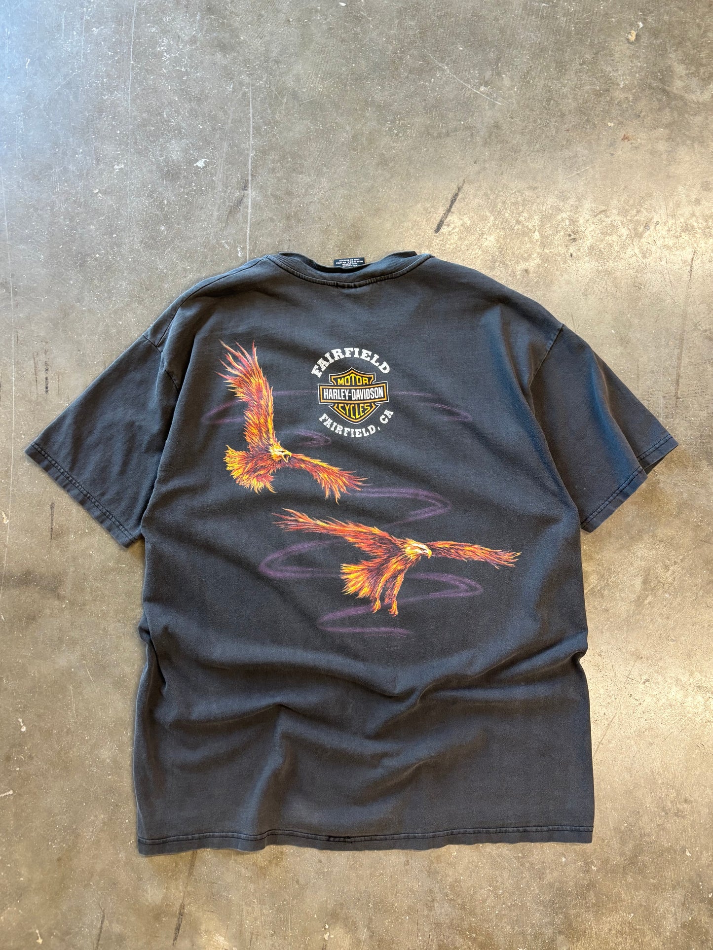 Vintage Harley Davidson Eagle AOP size extra large