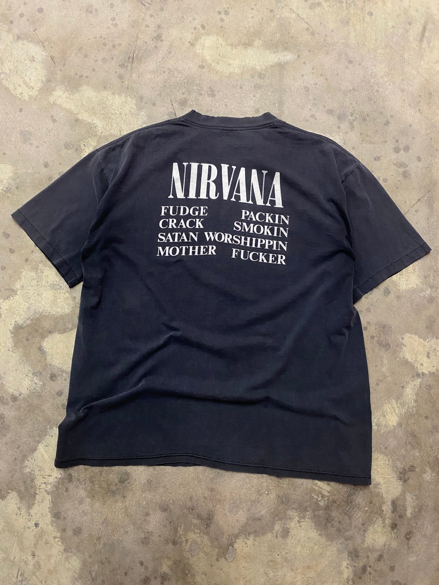 Vintage Nirvana Vestiuble Brockum Tag shirt size Extra large