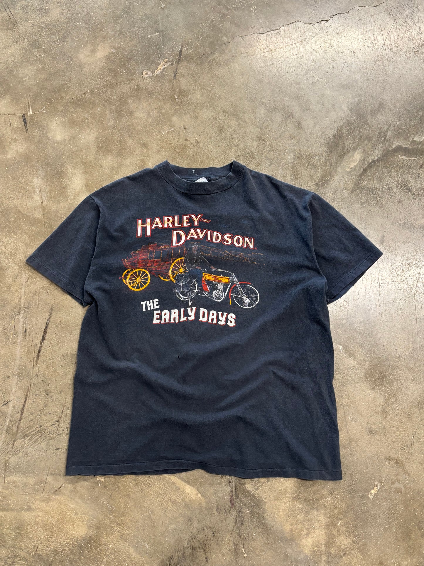 Vintage 80’s Harley Davidson The Early days shirt size xl