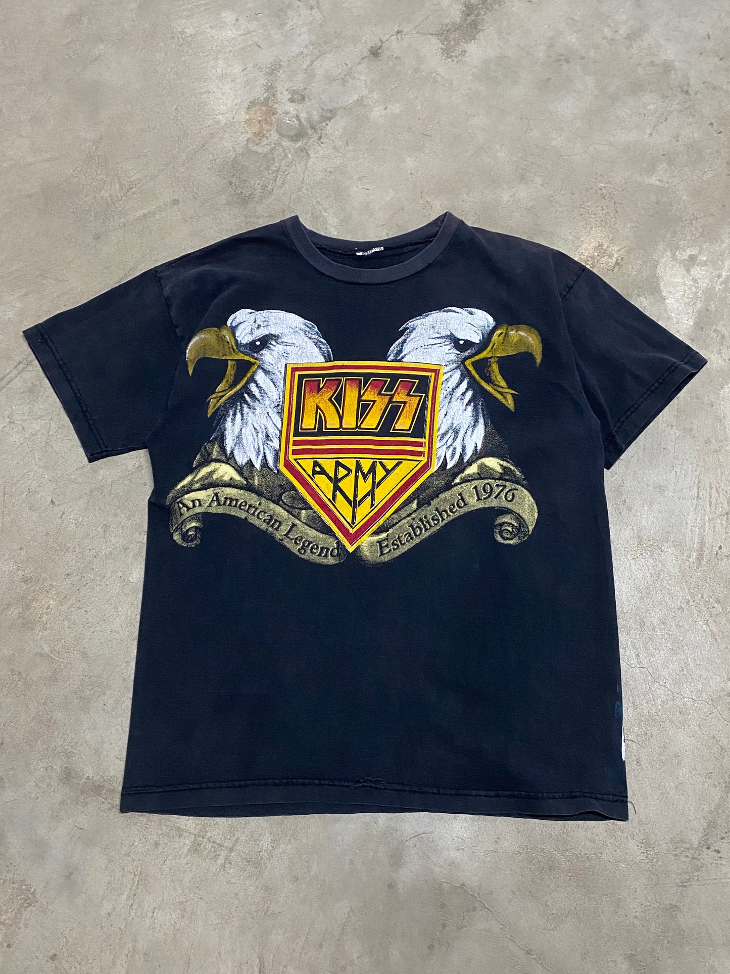 Vintage 1998 KISS peyote shirt size XL