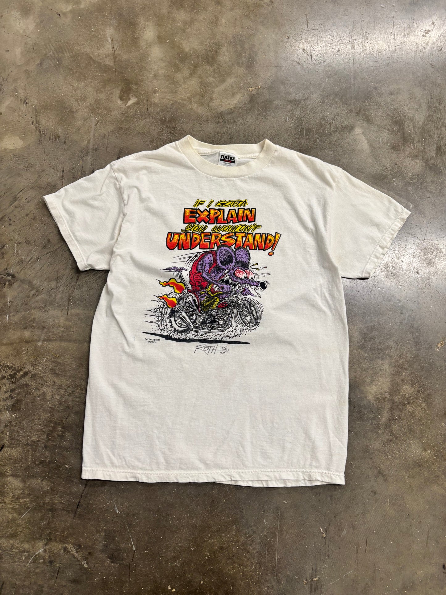 Vintage Ed Roth Rat Fink shirt size large signed shirt