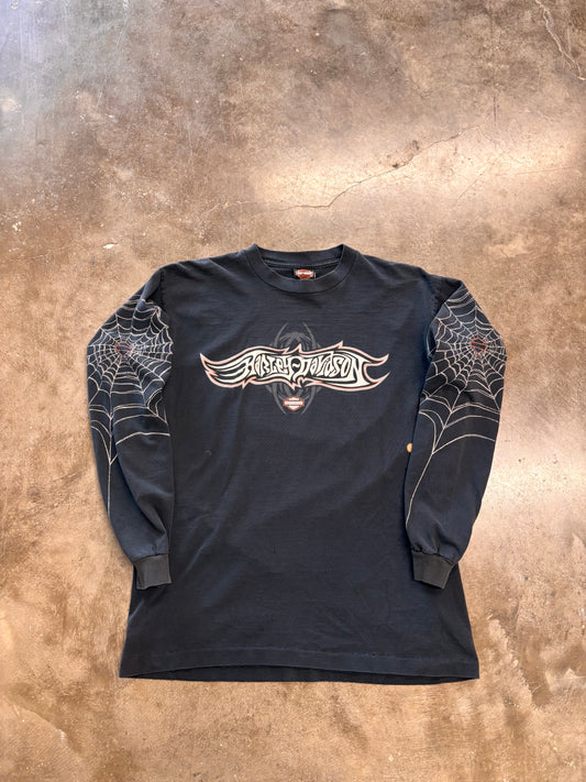 Vintage Harley Davidson Spiderweb size large