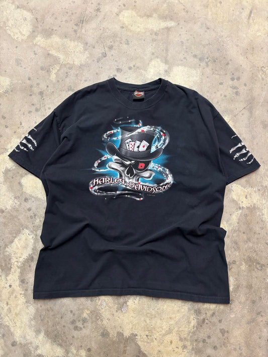 Harley Davidson poker skull shirt size XXL