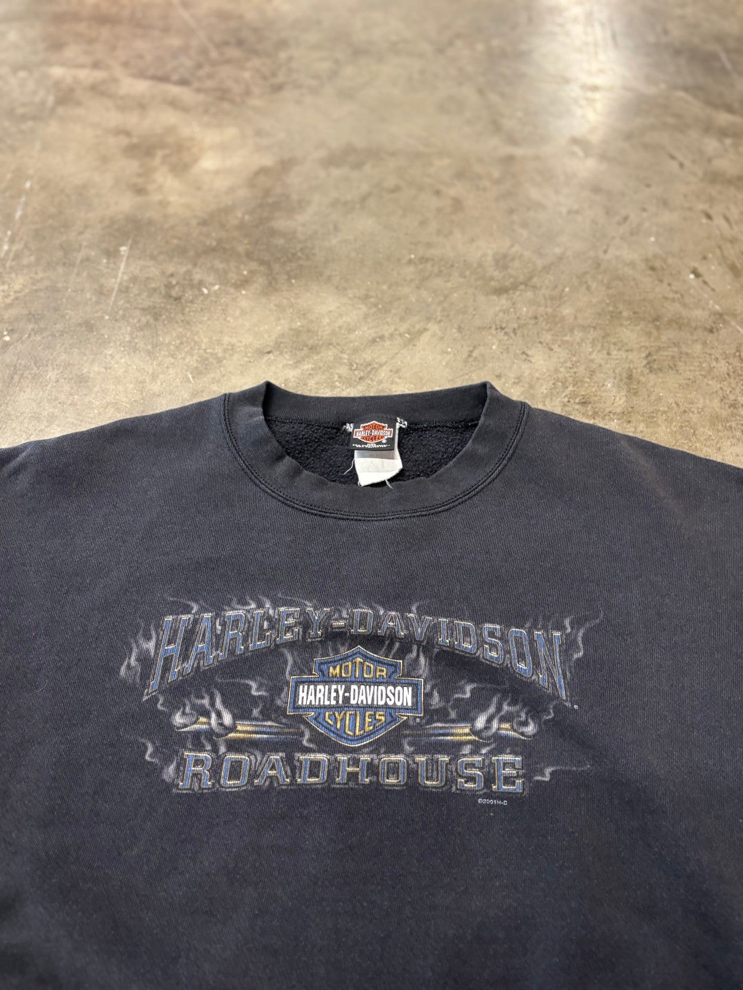 Vintage Harley Davidson Roadhouse sweatshirt size xxl