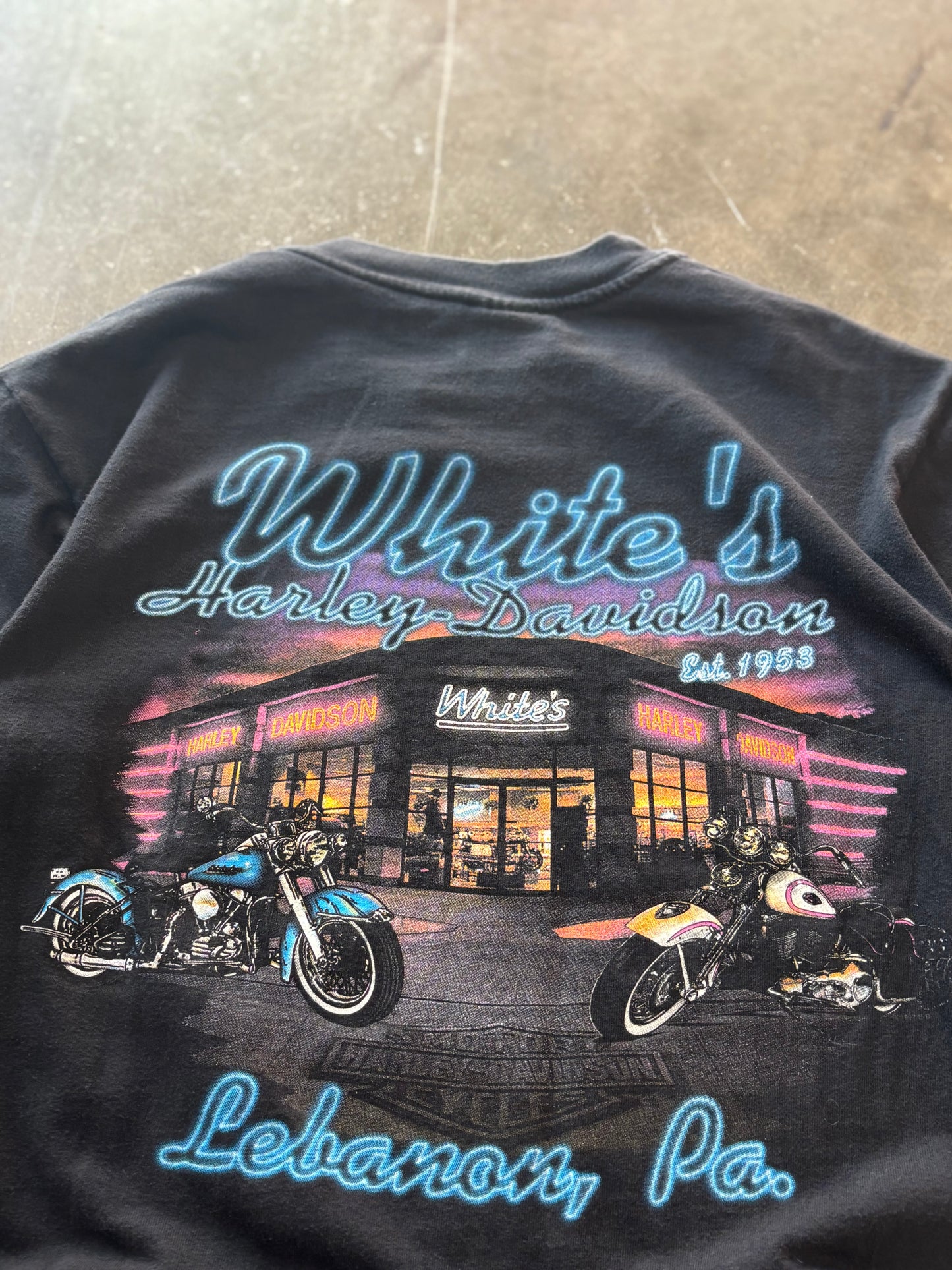 Vintage Harley Flaming screaming eagle shirt size medium