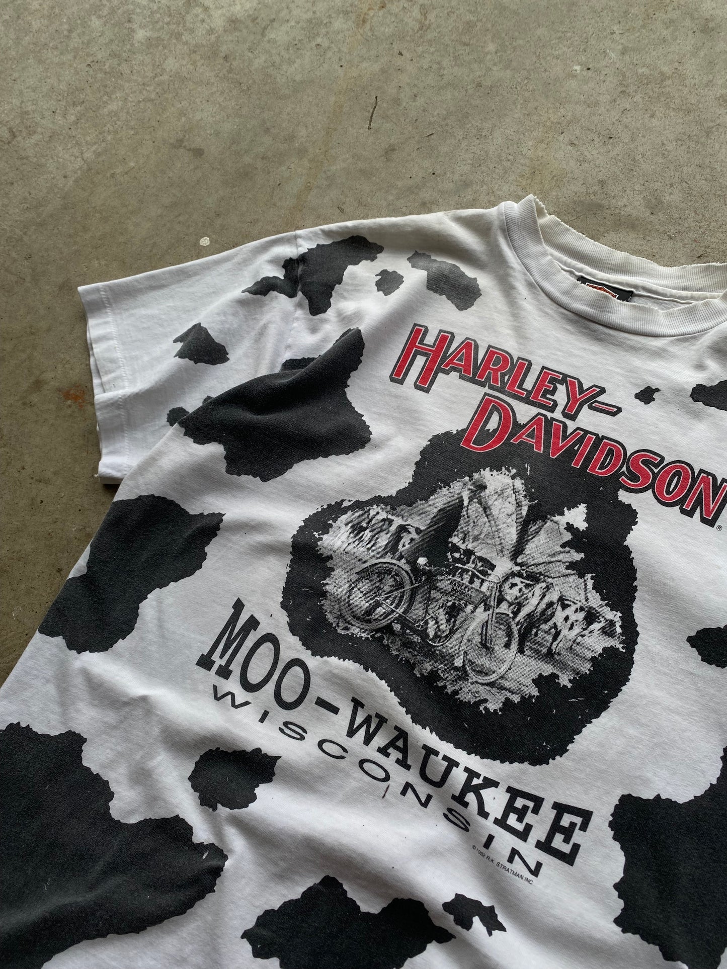 Vintage Moowaukee Size large Harley Davidson shirt