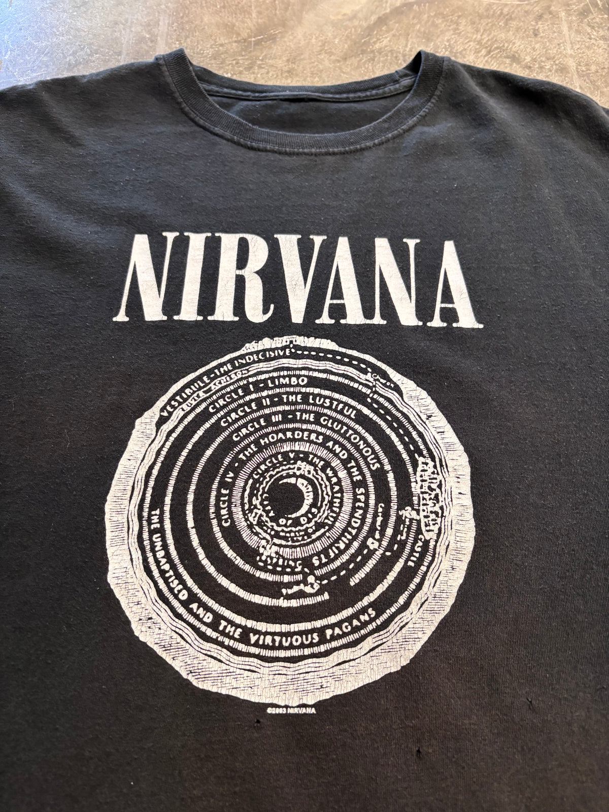 Vintage Nirvana 2003 Vestibule shirt size large