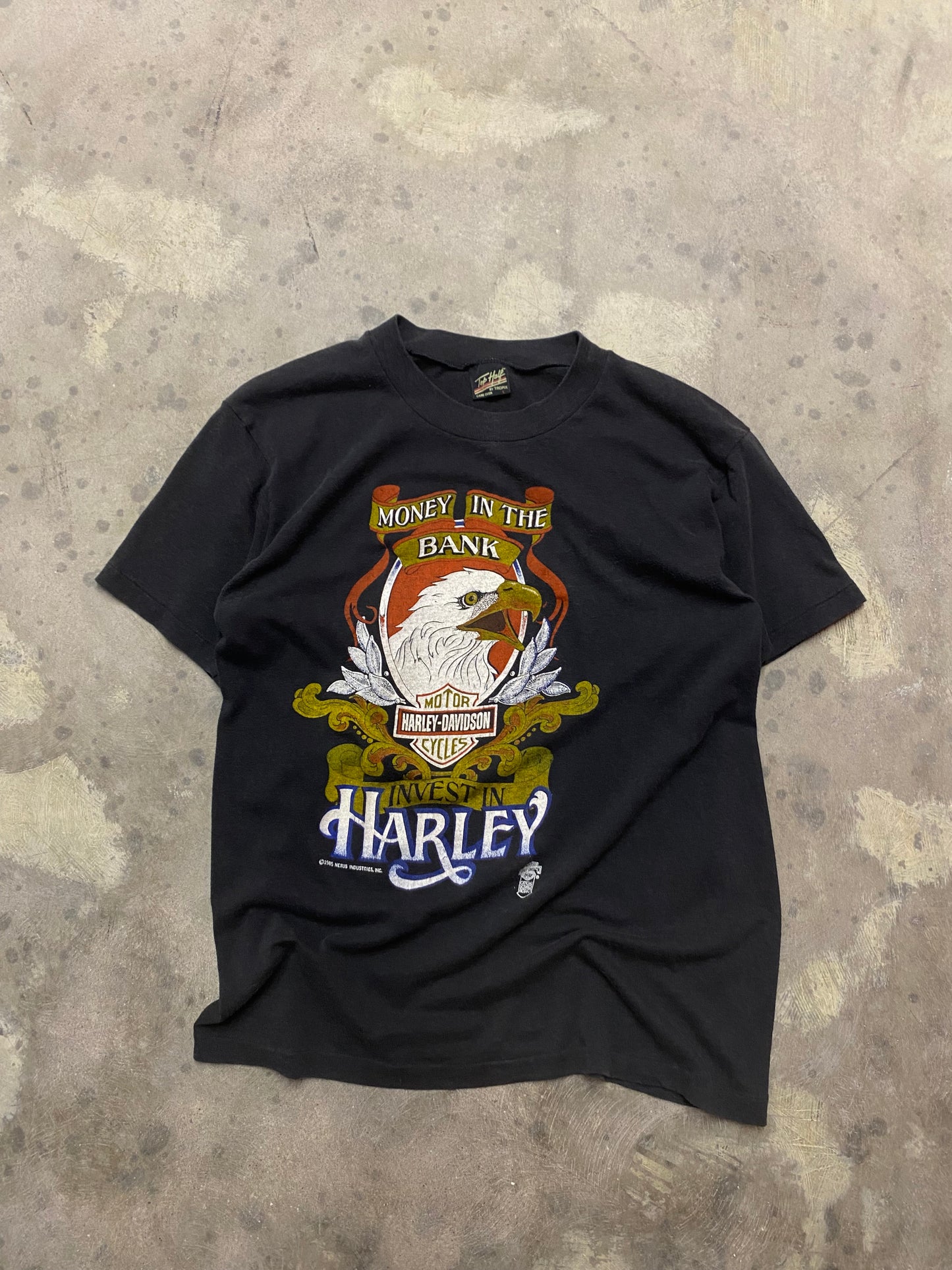 Vintage 80’s Harley Davidson Money in the bank shirt size large