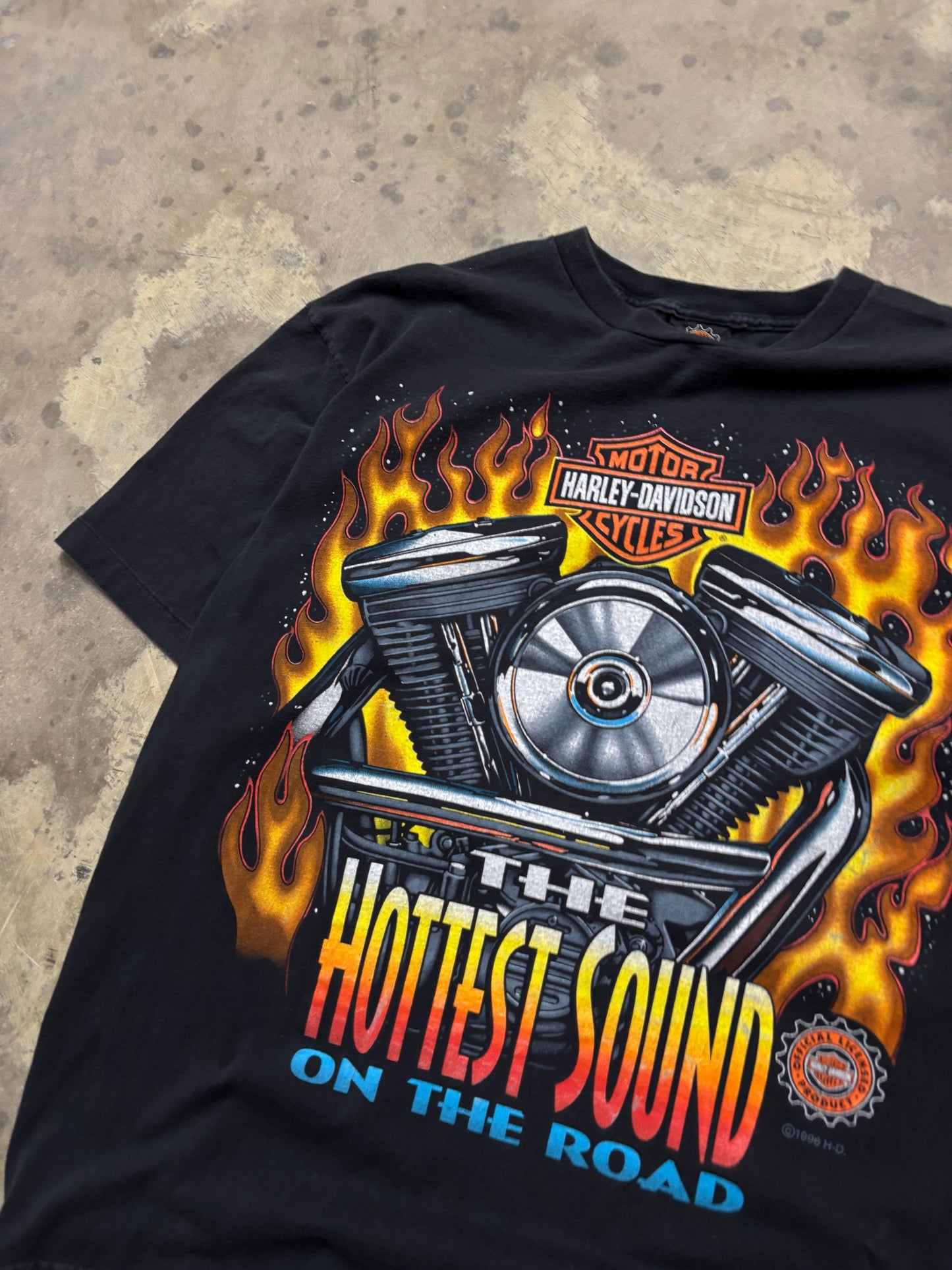 Vintage Harley Davidson Hottest Sound shirt size XL