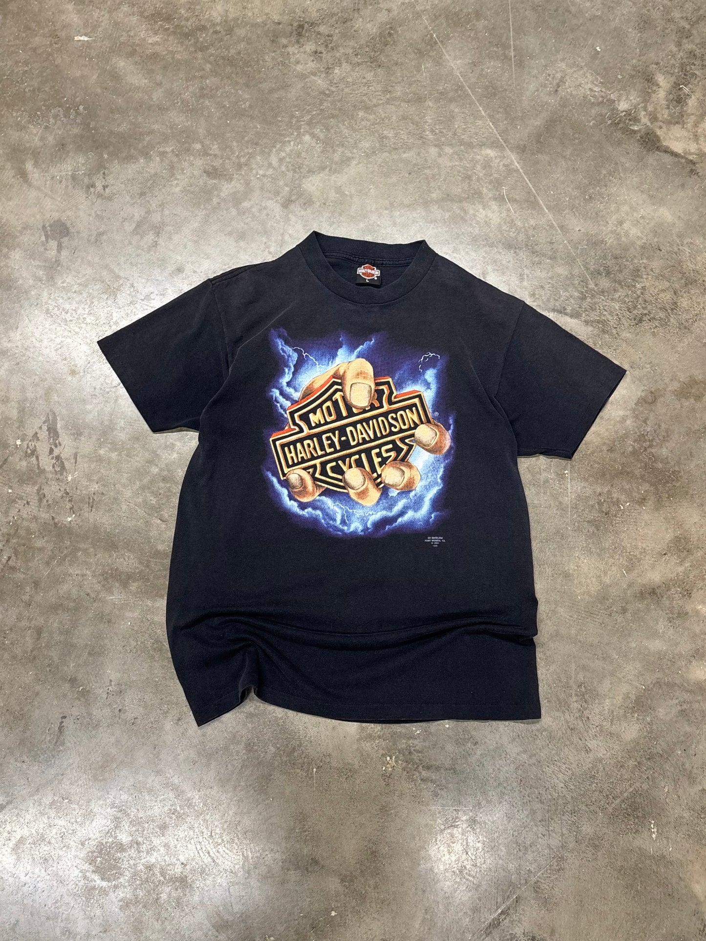Vintage Harley Davidson Hand of god shirt size large