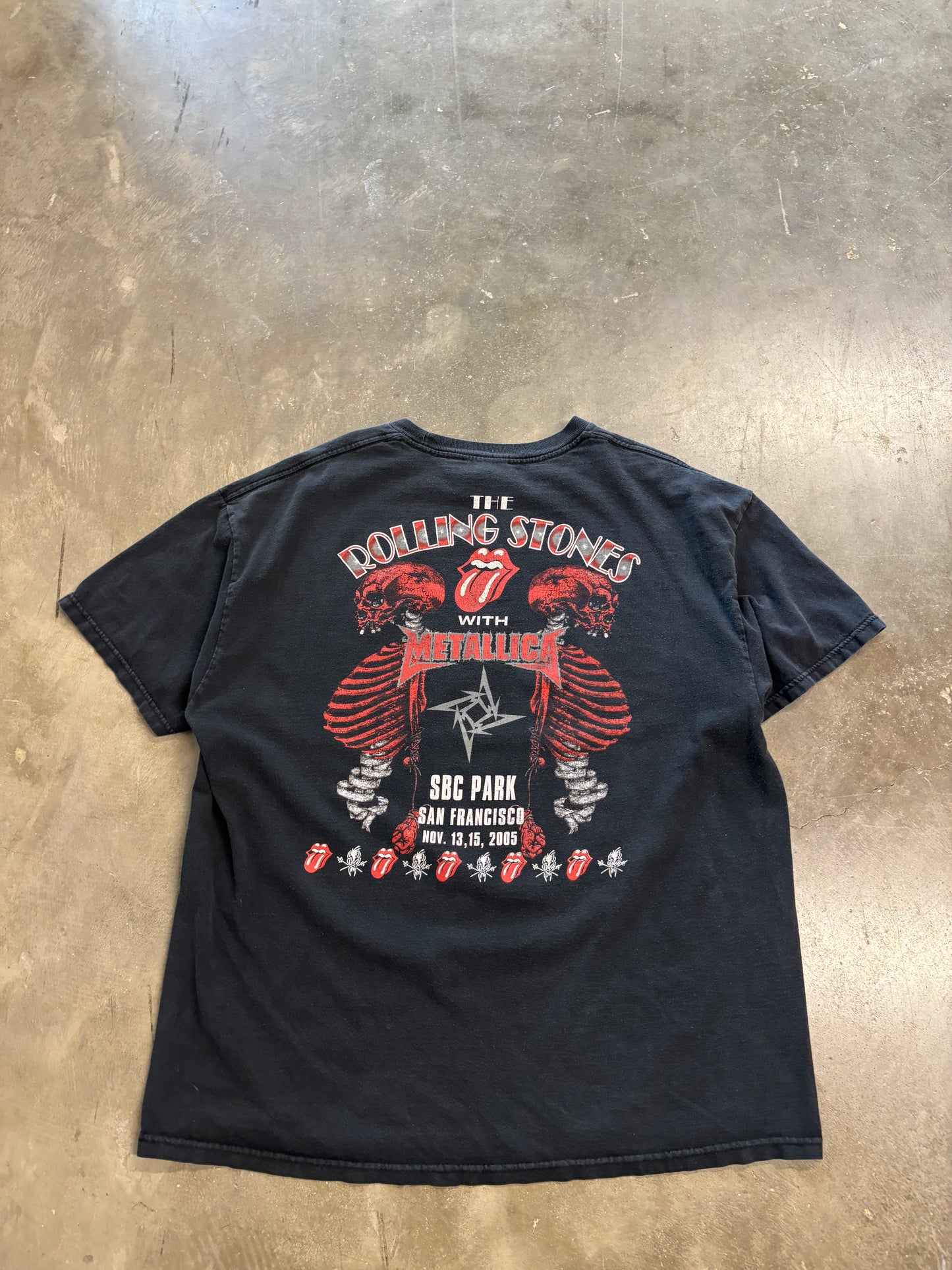 Vintage Rolling Stones Metallica shirt size XL