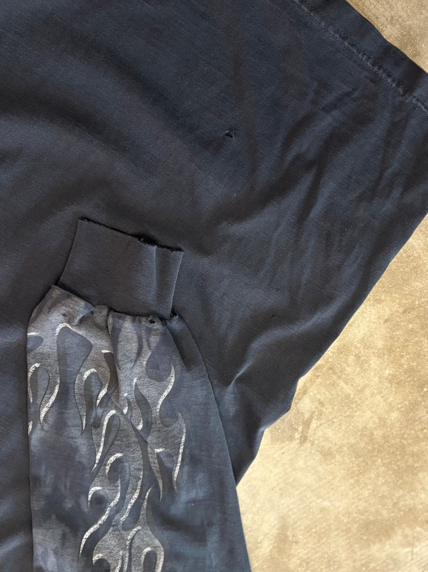 Vintage Chrome flame long sleeve size xl