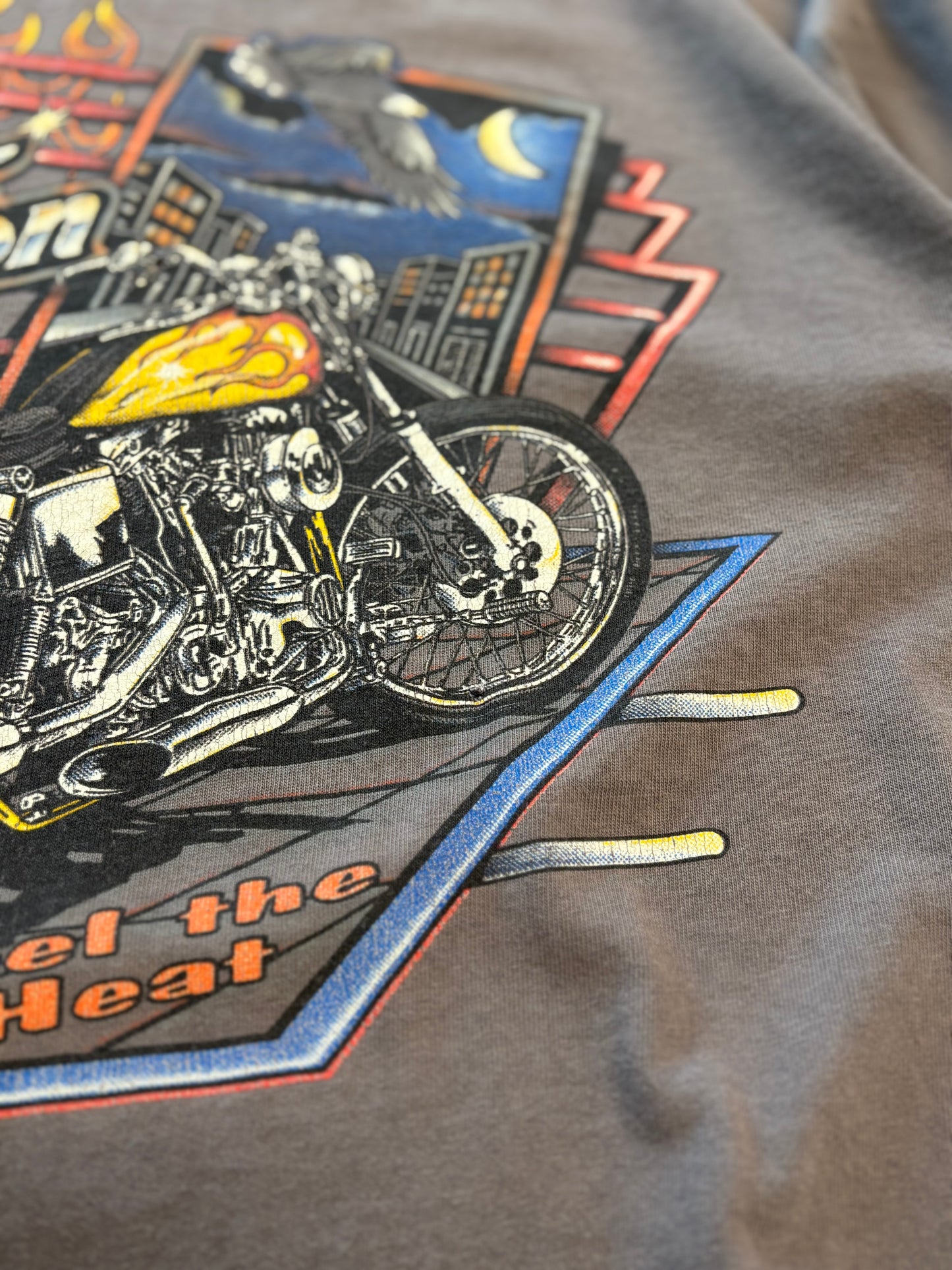 Vintage Harley Davidson Feel the heat shirt size xl