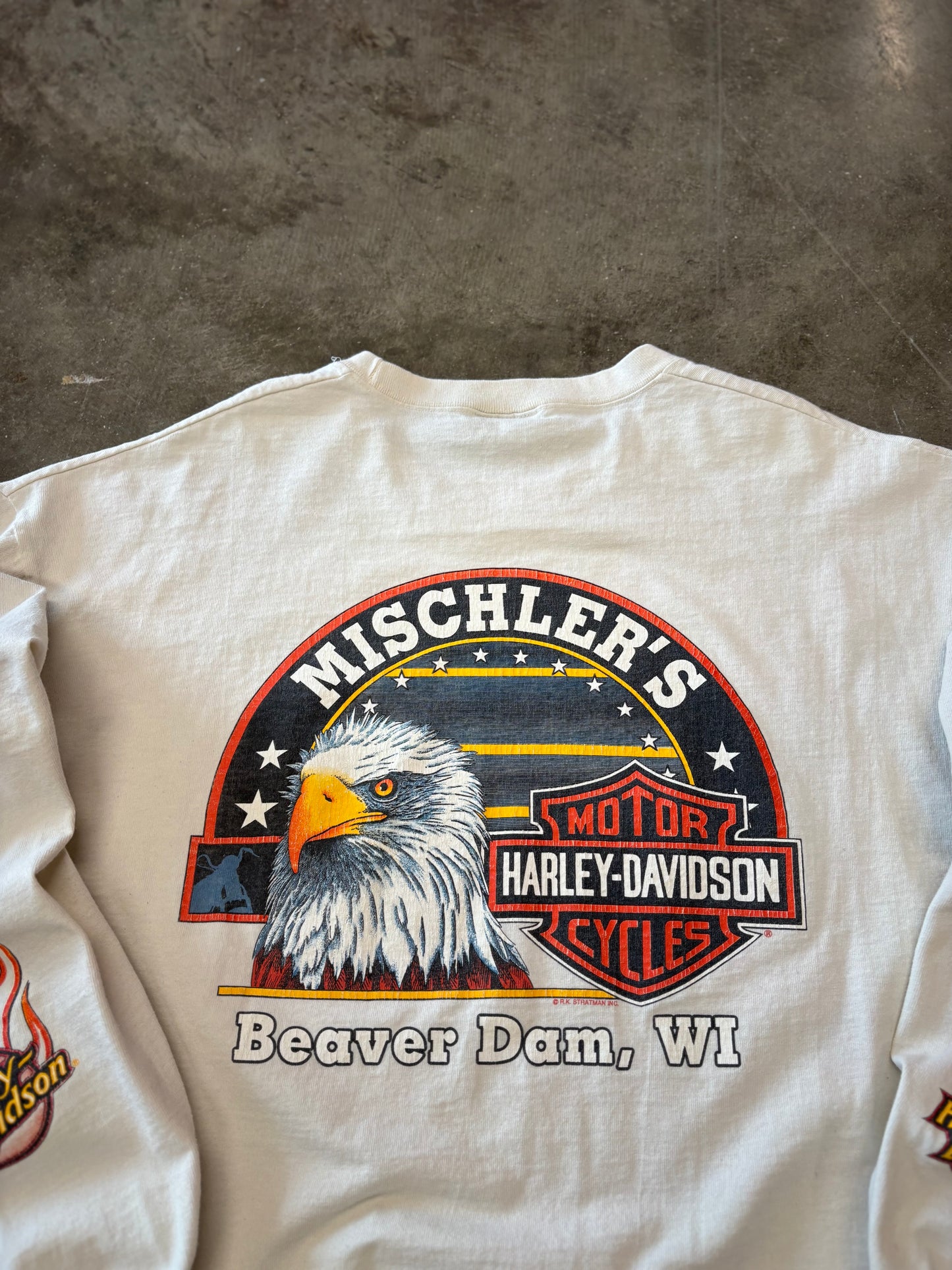 Vintage Harley Davidson Feel the heat long sleeve size xl