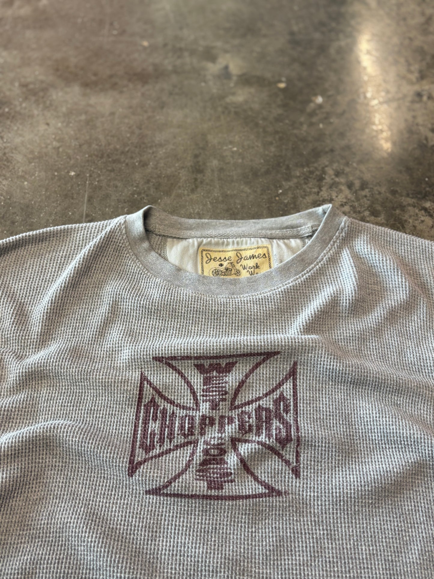 Vintage West Coast Choppers Jesse James thermal size xl