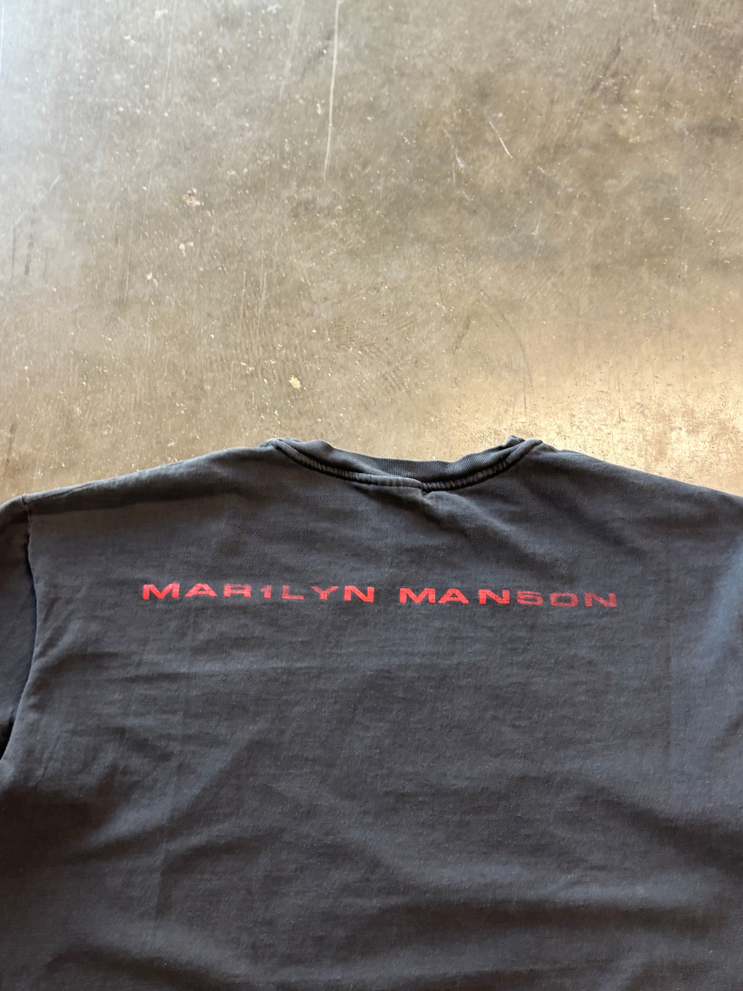 Vintage Marilyn Manson god is in the tv shirt size xl