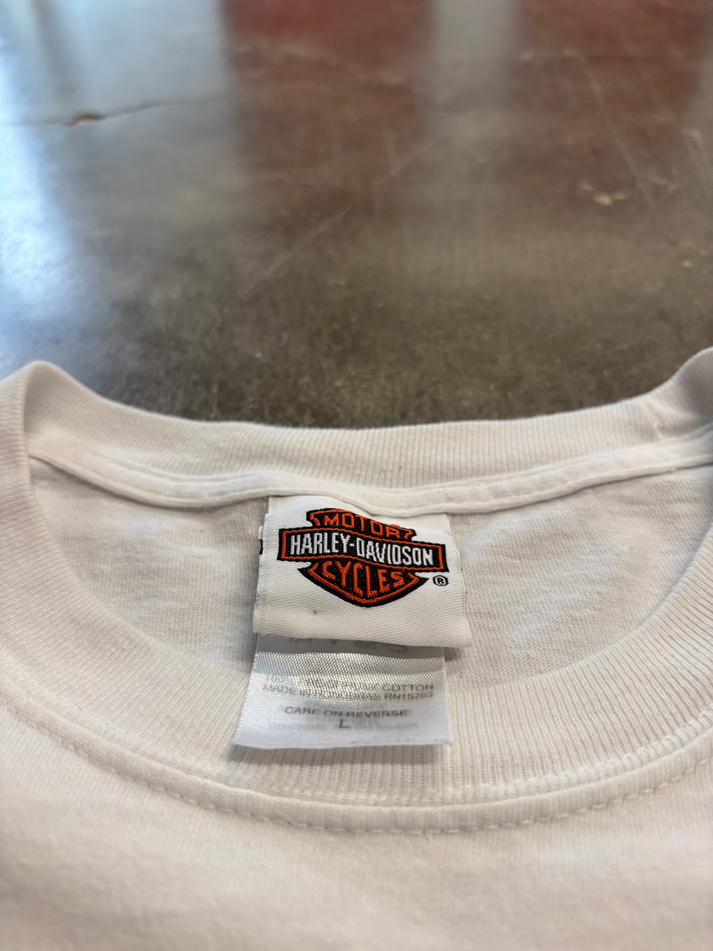 Vintage Harley Davidson shamrock long sleeve size large