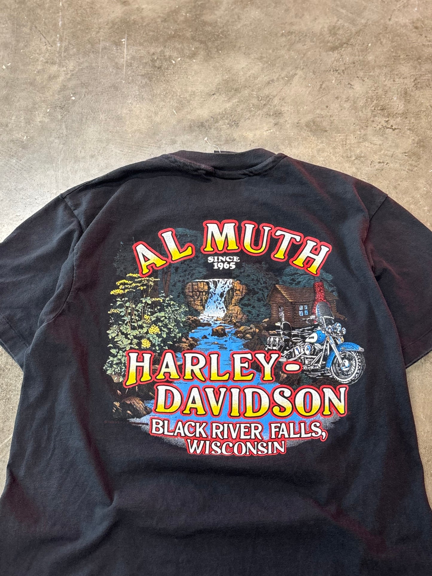 Vintage Harley Davidson screaming eagle shirt size large