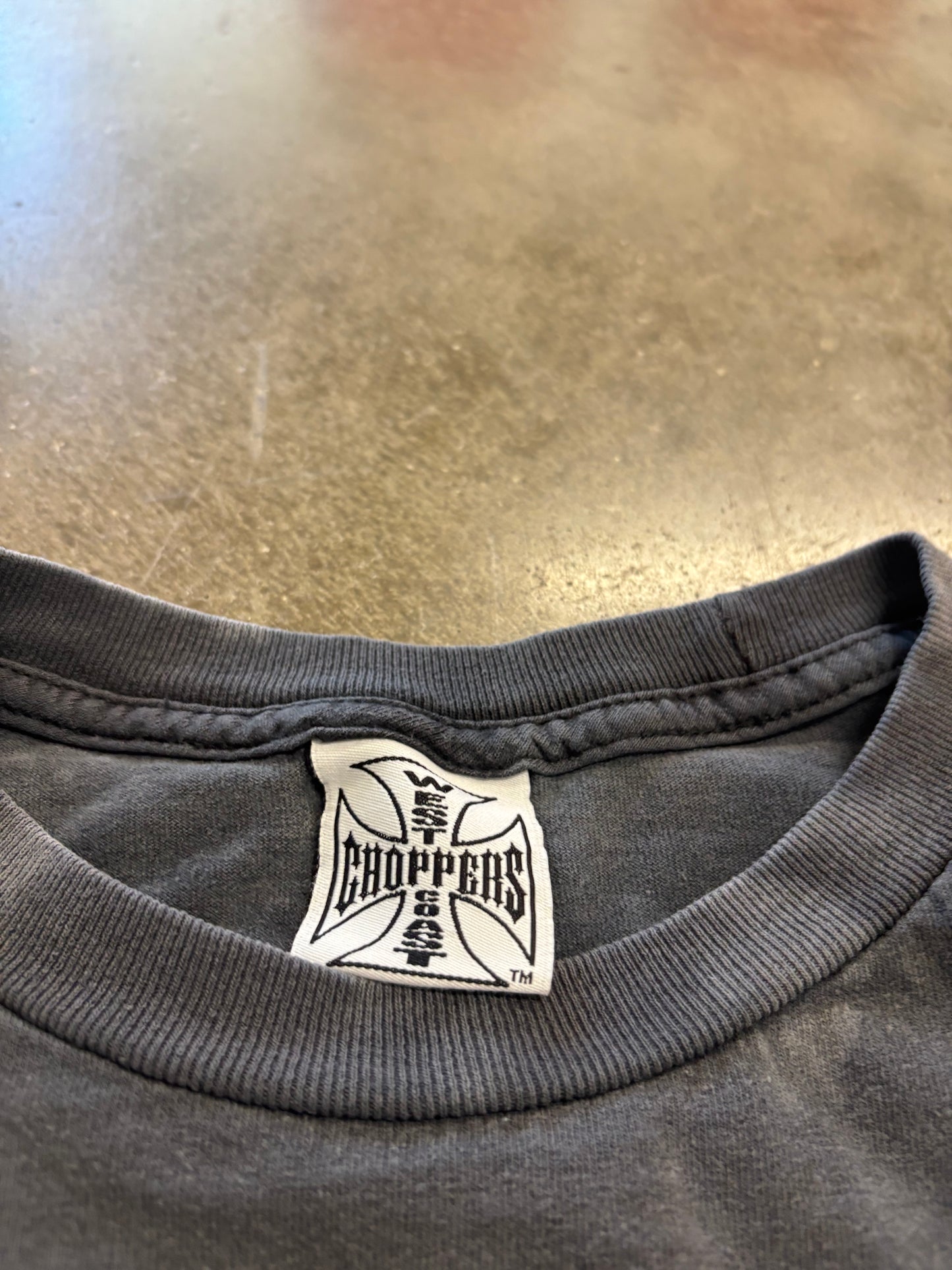 Vintage Fragment Faded West Coast choppers shirt size xl