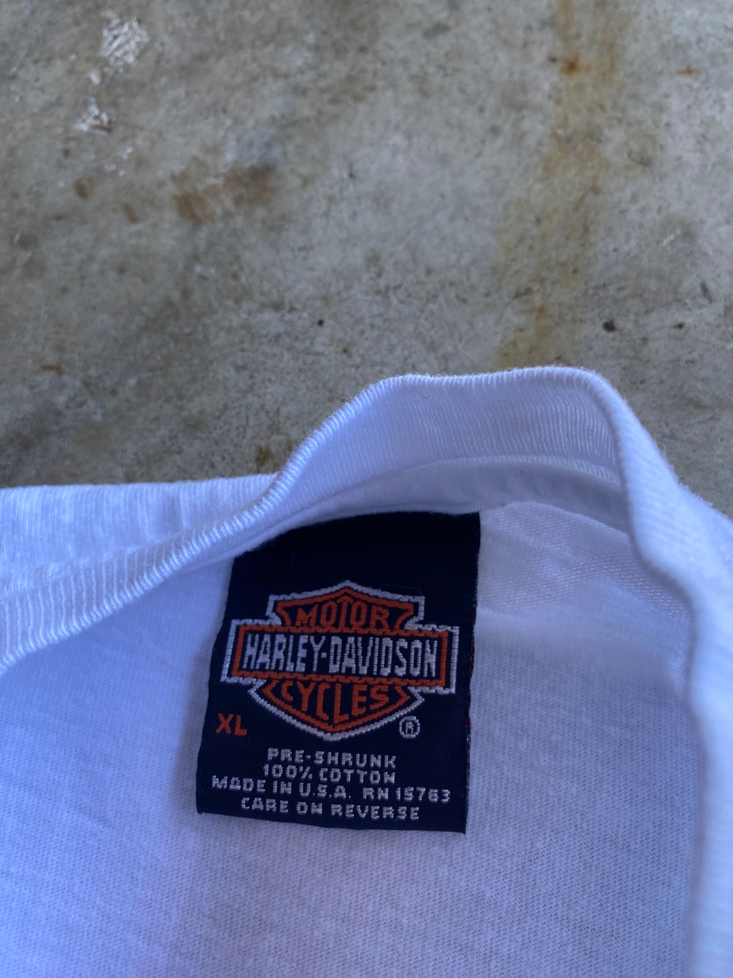 Vintage Harley Davidson Blue Flame Eagle long sleeve size extra large shirt