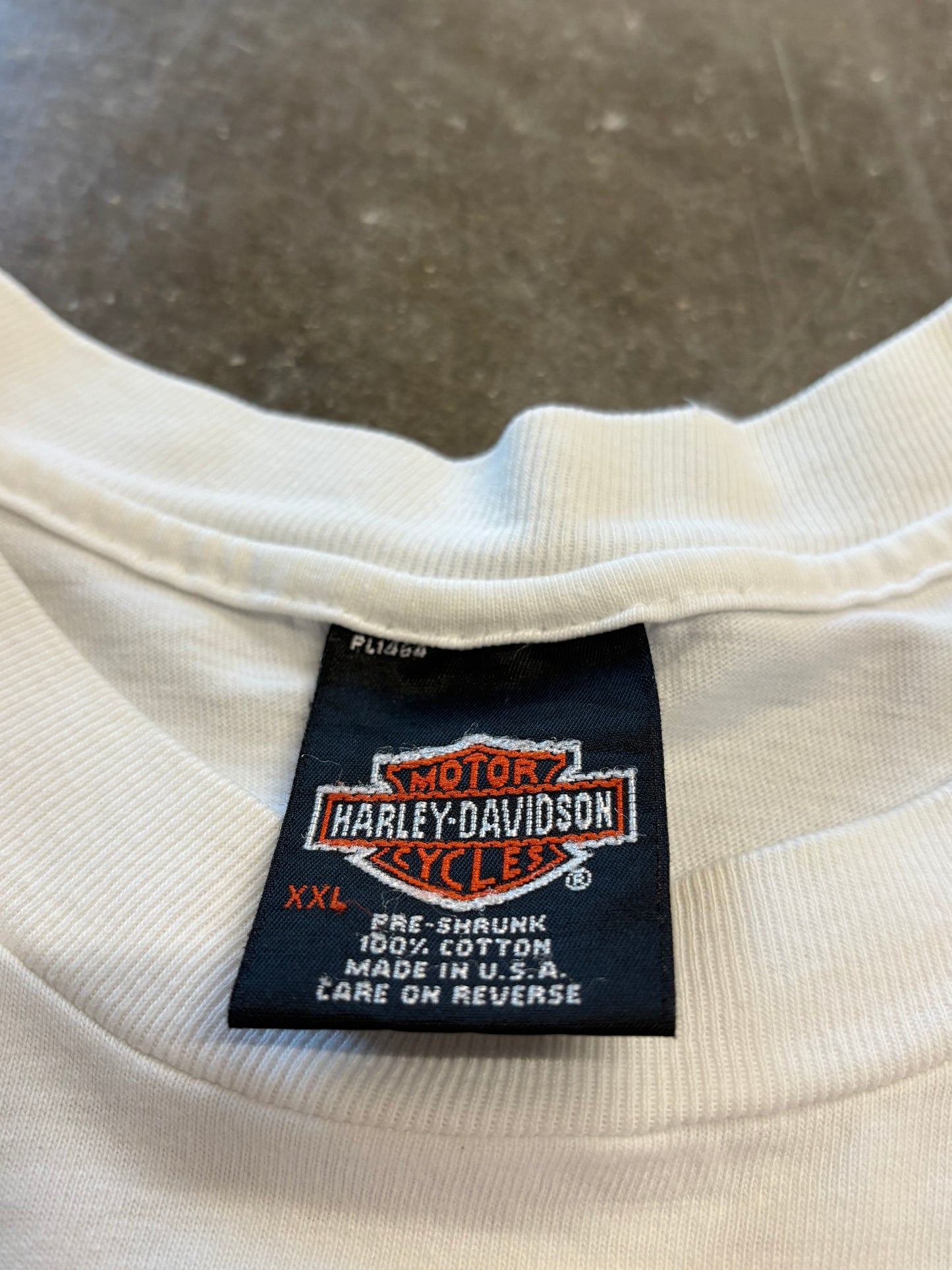 Vintage Harley Davidson String flame long sleeve size xxl