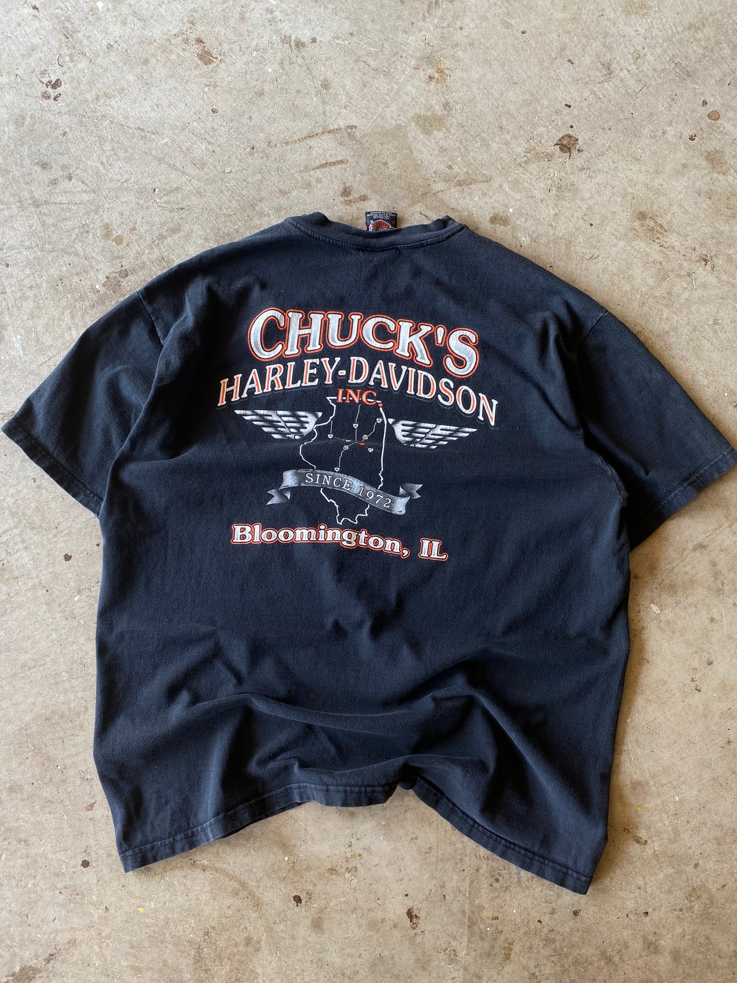 Vintage Harley Davidson Feel the heat shirt size xl