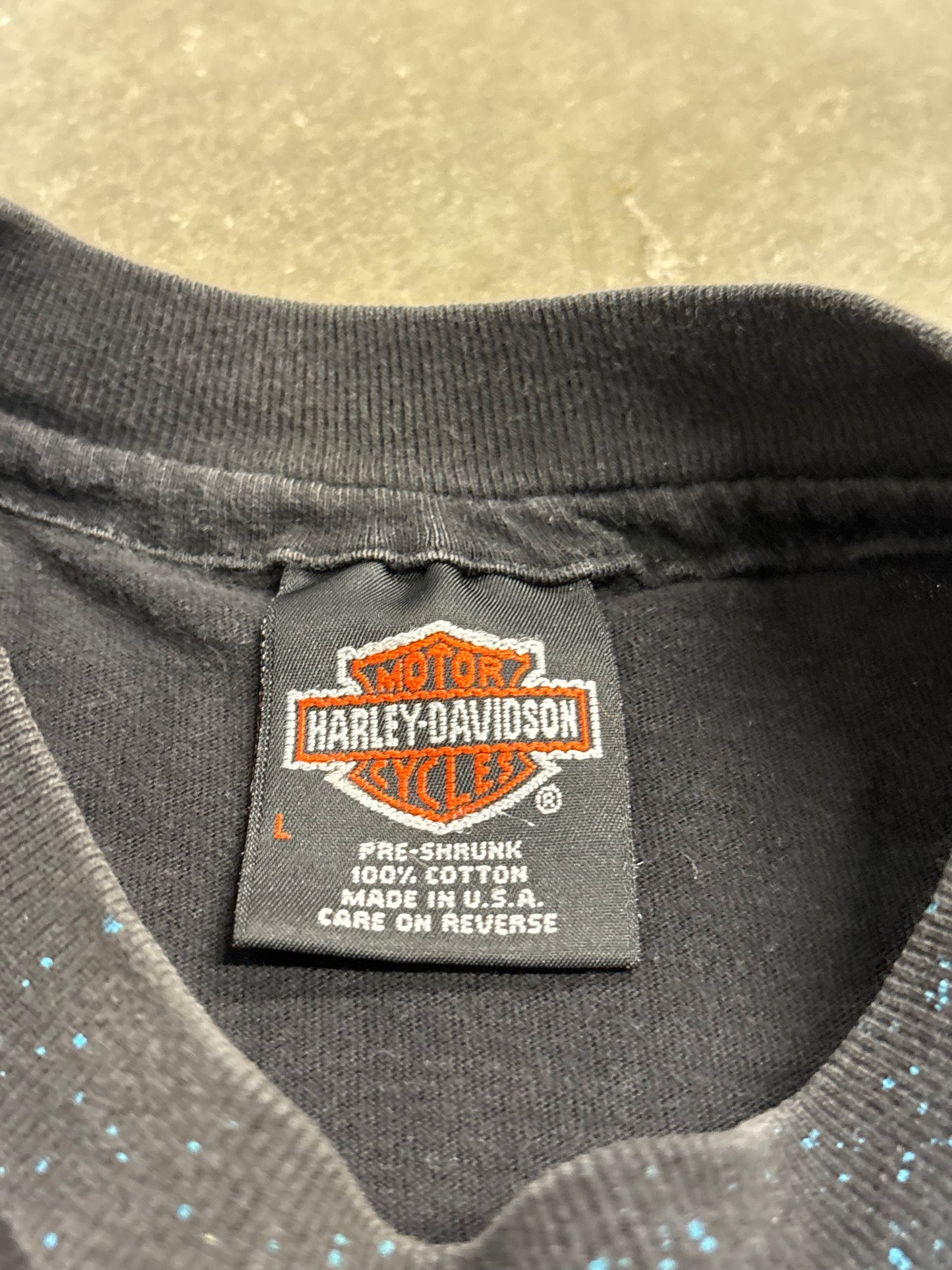 Vintage Harley Davidson Wolf AOP shirt size large