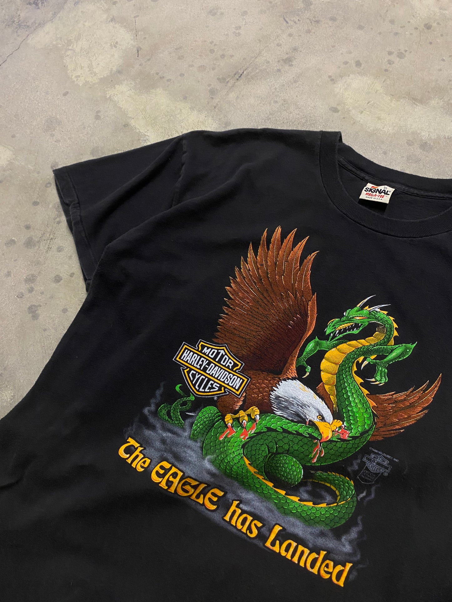 Vintage Harley Davidson The eagle has landed shirt size extra large