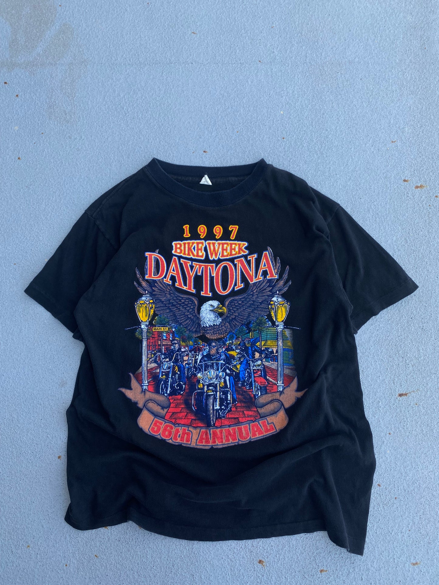 Vintage 1997 Daytona Bike week shirt Size Large