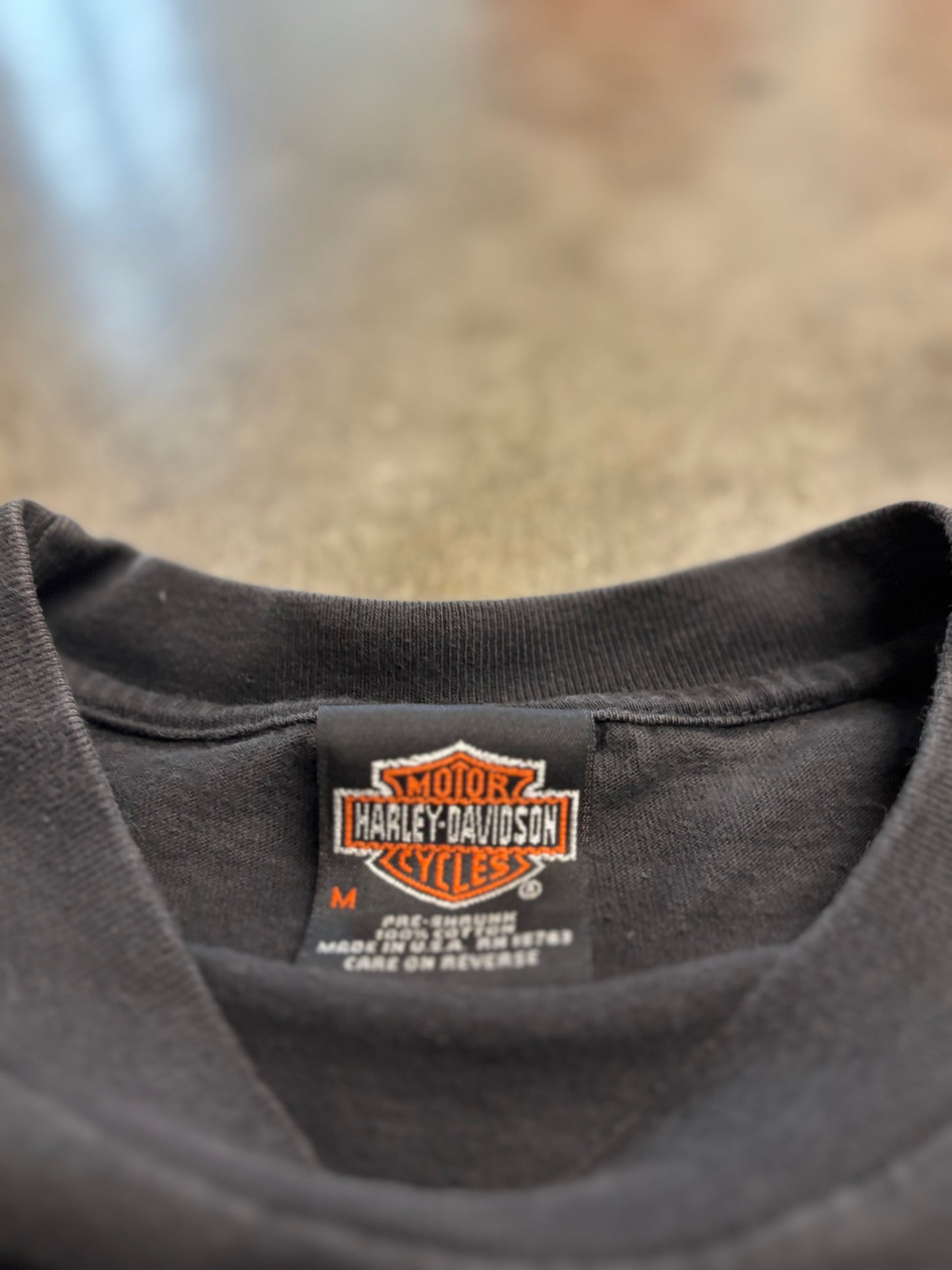 Vintage Harley Davidson v flame long sleeve size medium