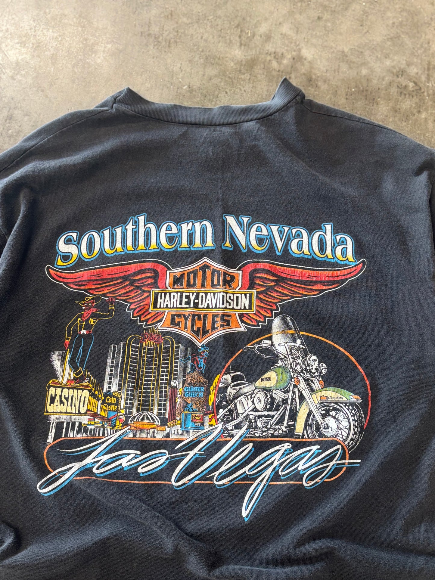 Vintage Harley Davidson Can’t chain the power Panther shirt size large/xl
