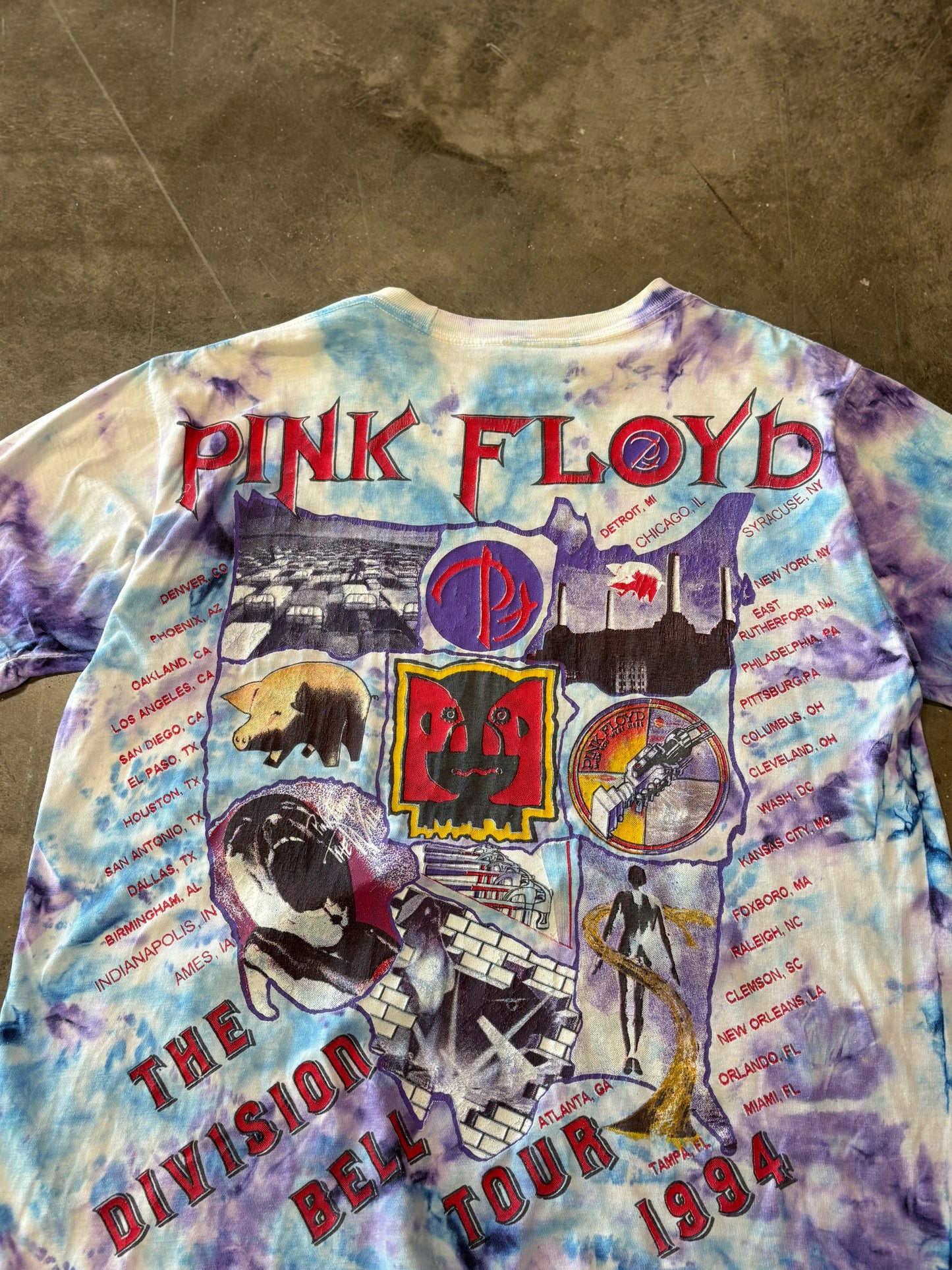 Vintage Pink Floyd division bell shirt size extra large