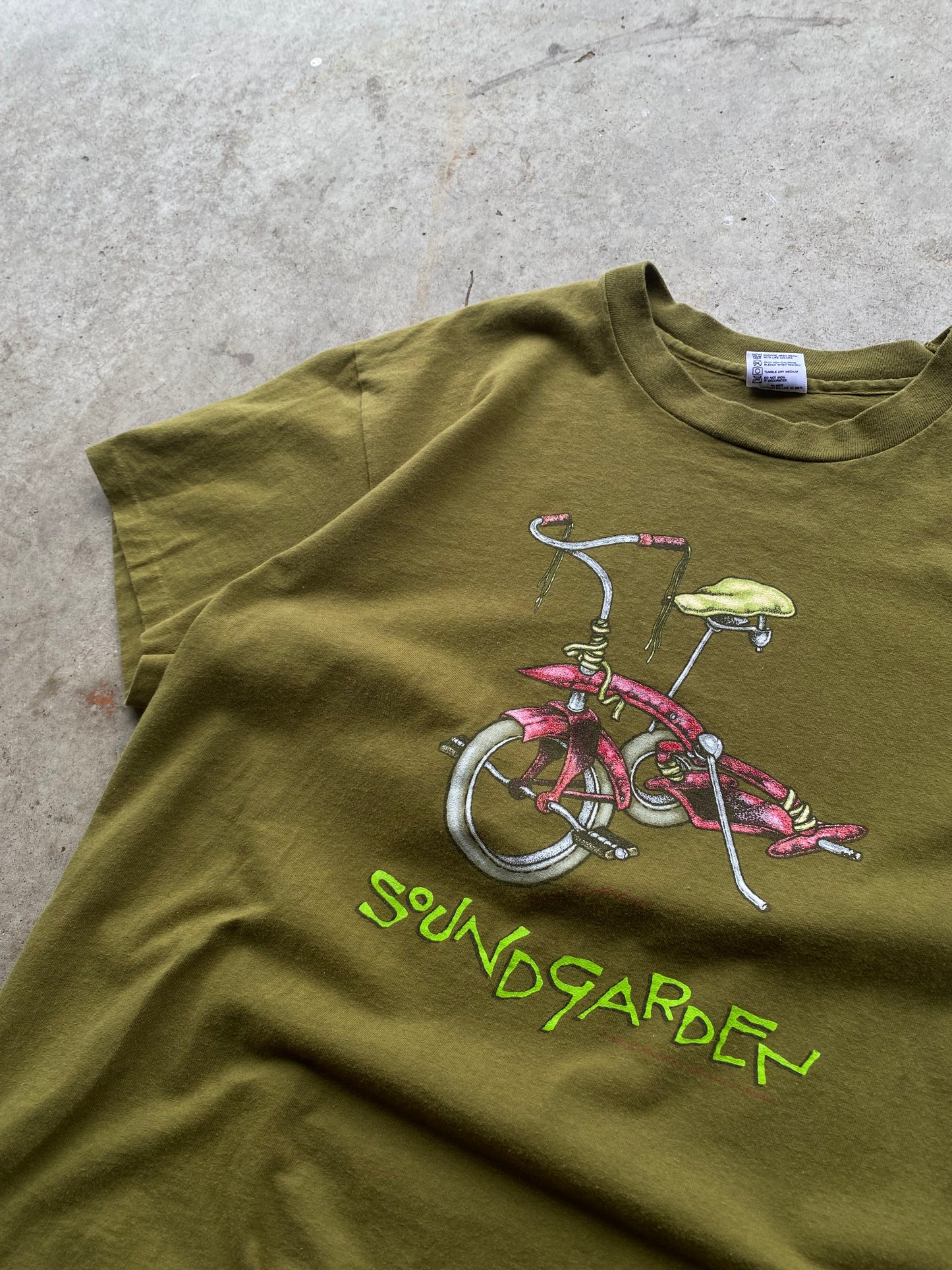 Vintage Soundgarden Pushead Bike shirt size Extra large