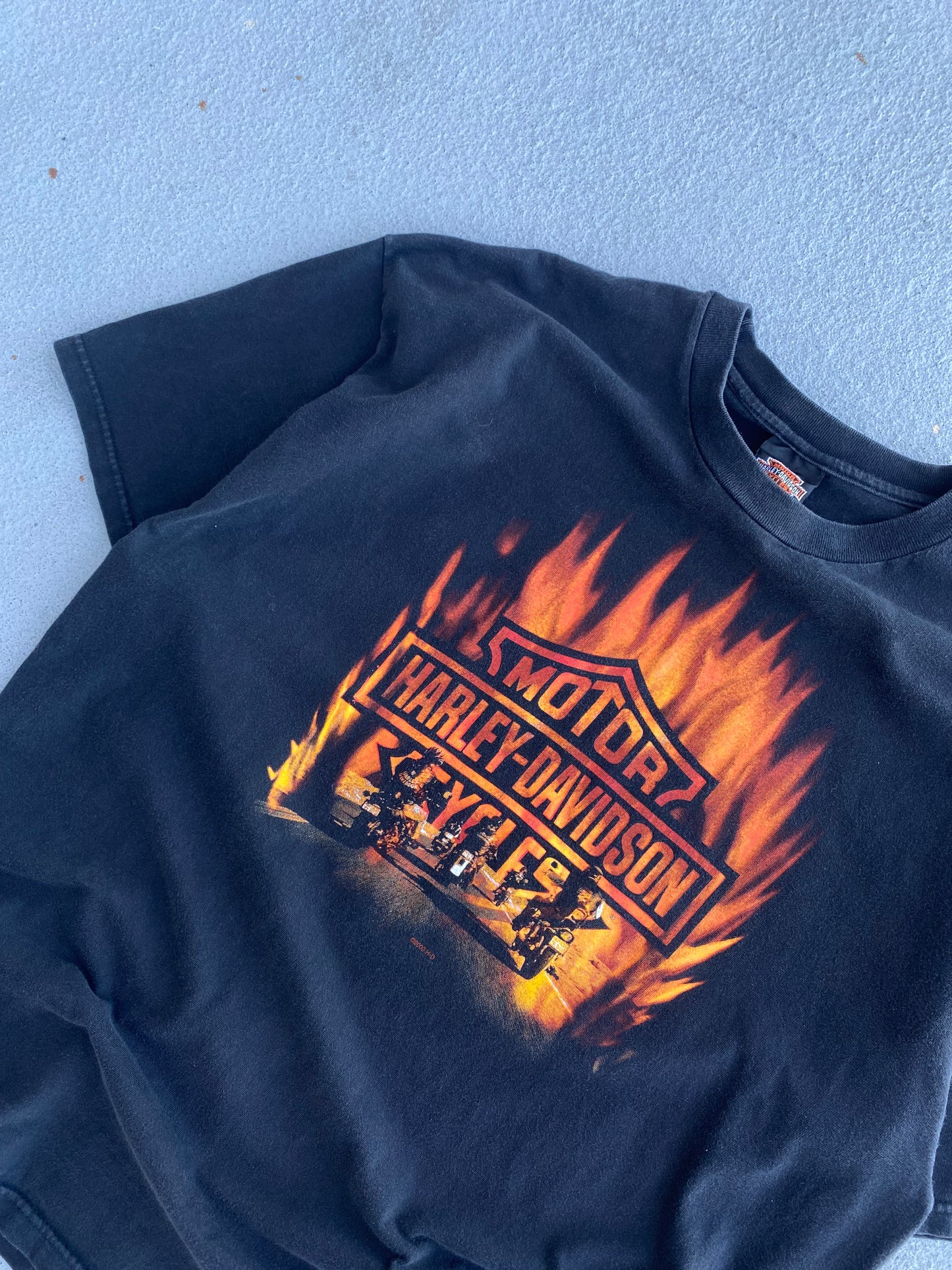 Vintage Harley Davidson Flame Riders shirt size extra large